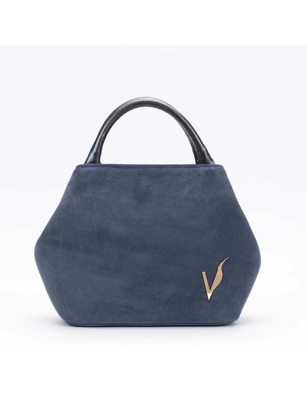 Geanta din piele naturala pentru dama CHIRALINA gri ardezie