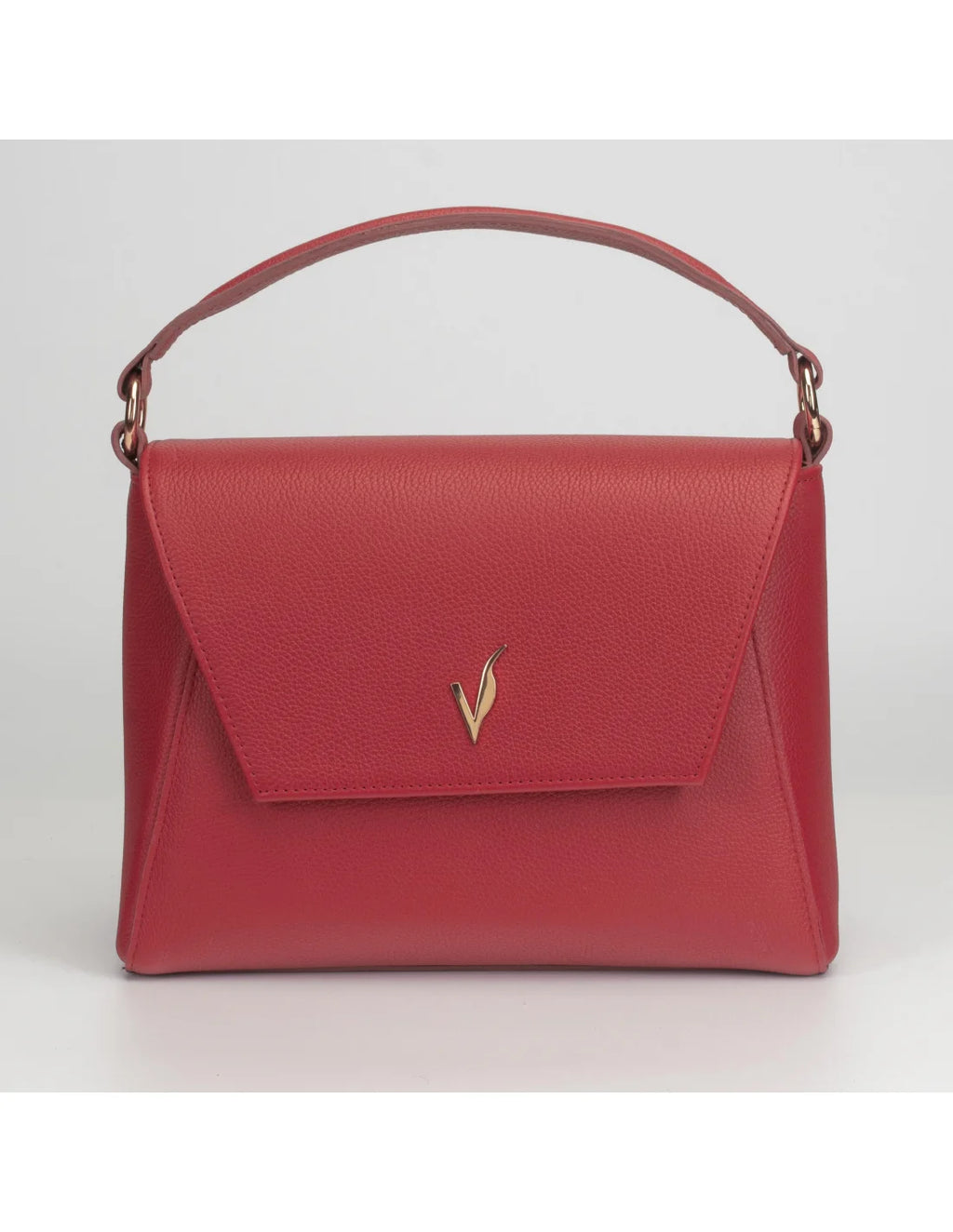 Geanta din piele naturala pentru dama ADA rosu