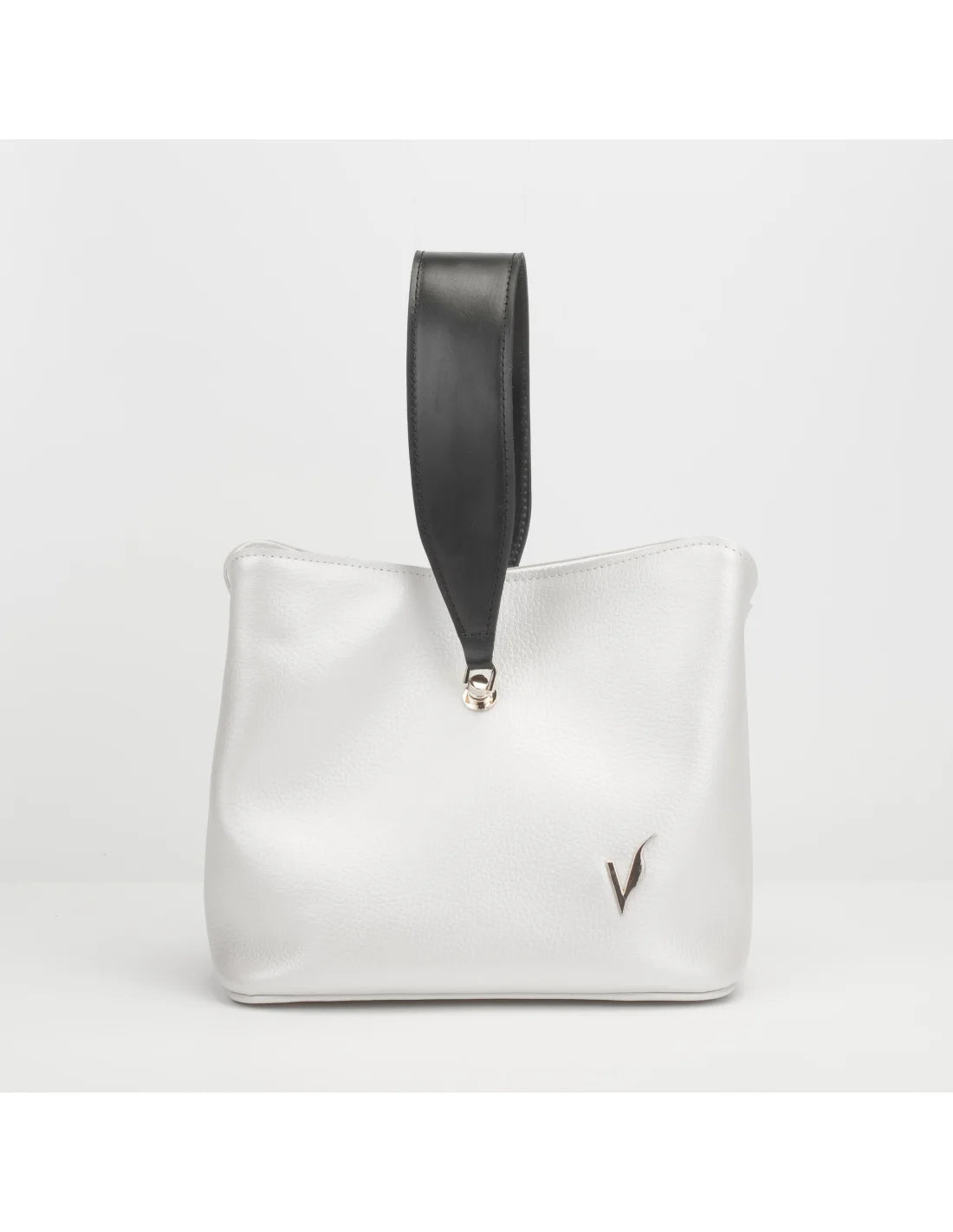 Geanta din piele naturala pentru dama MEDEEA, alb