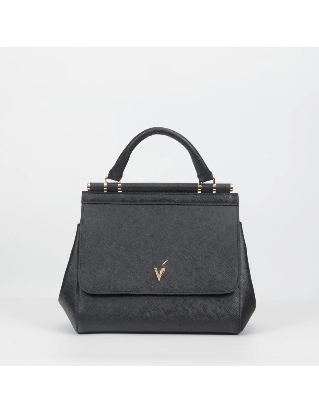 Geanta din piele naturala pentru dama, DOLCE, negru