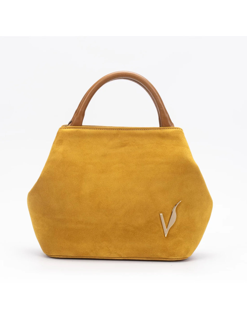 Geanta din piele naturala pentru dama CHIRALINA mango