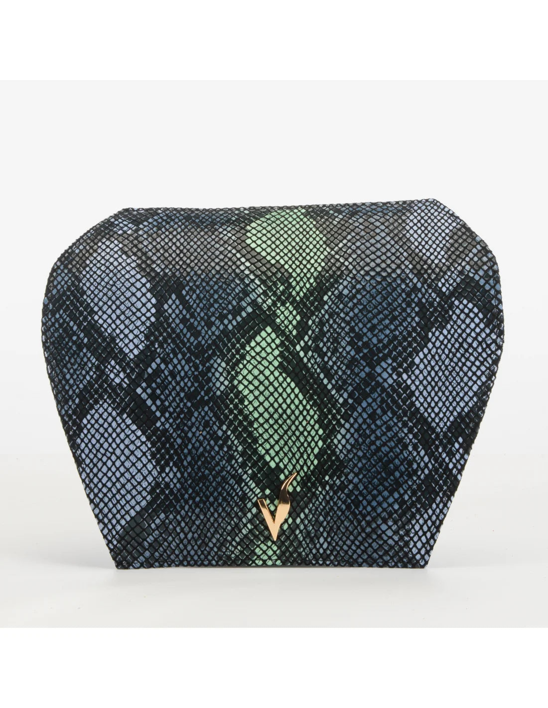 Capac din piele naturala pentru geanta de dama ADA sarpe