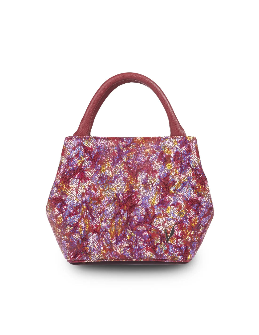 Geanta din piele naturala pentru dama CHIRA rosu