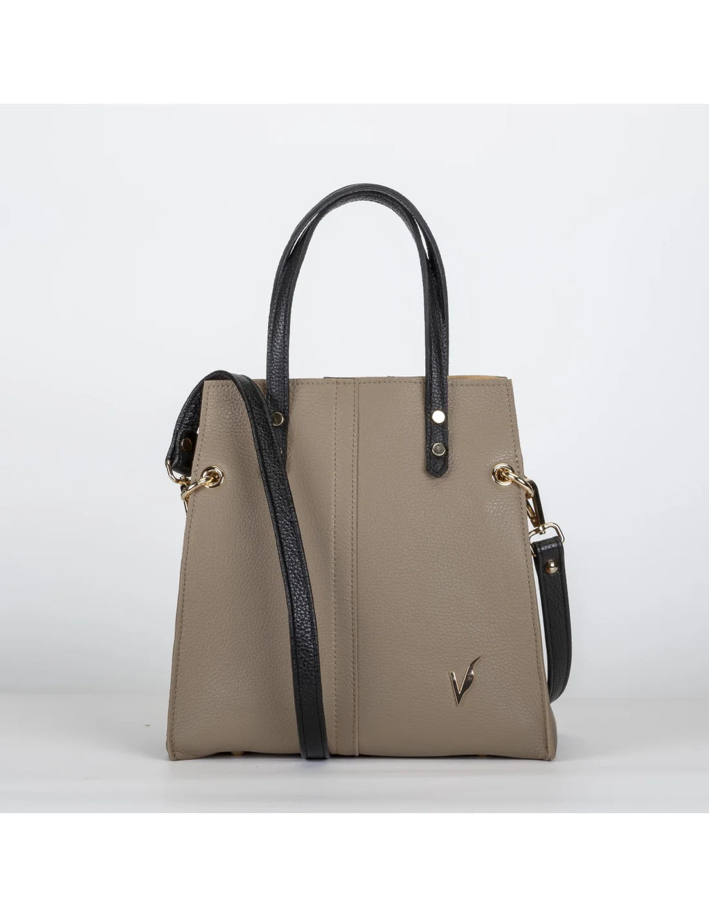 Geanta din piele naturala, pentru dama, mini AGHATA, capucino