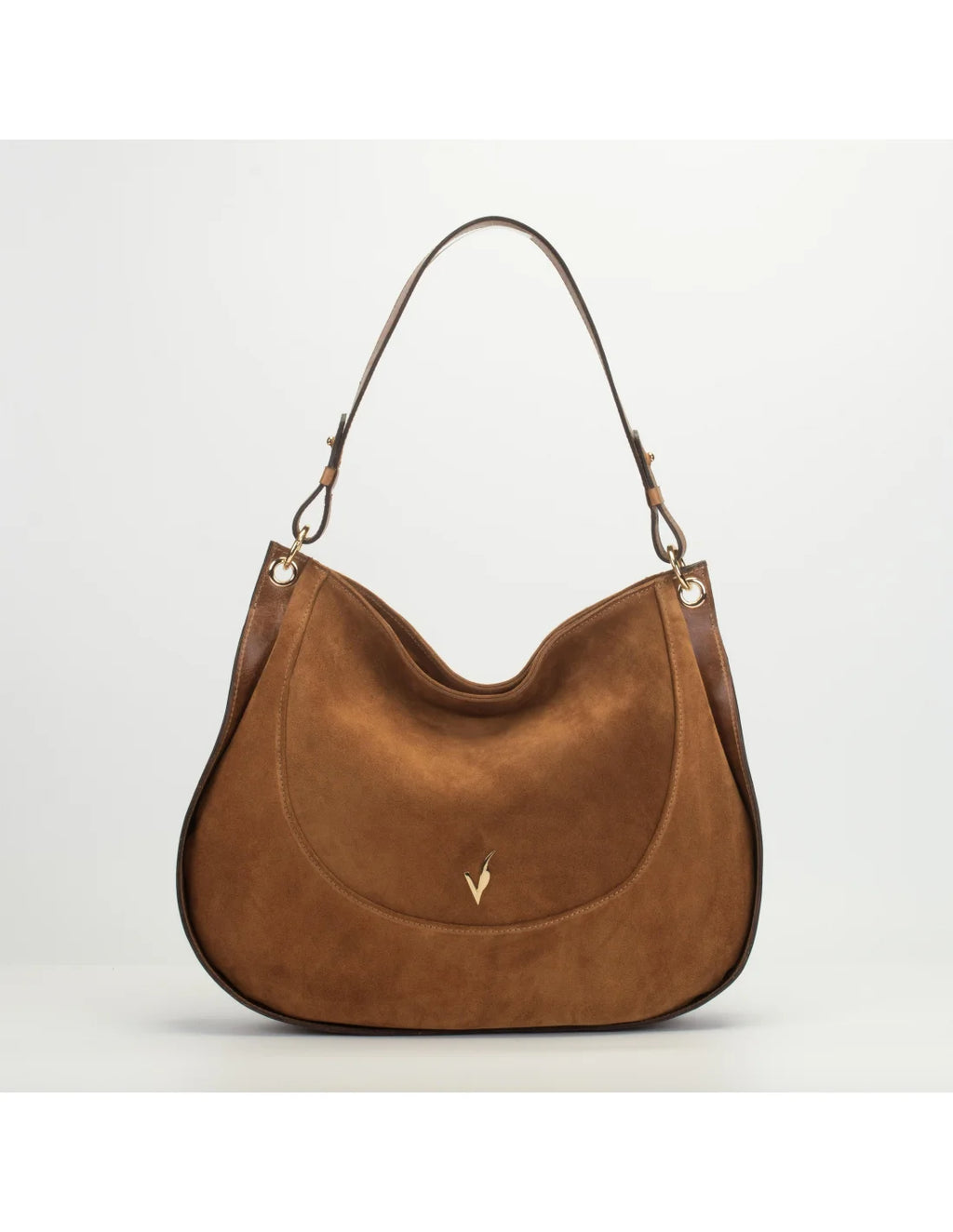 Geanta din piele naturala, boho chic, pentru dama LYRA camel