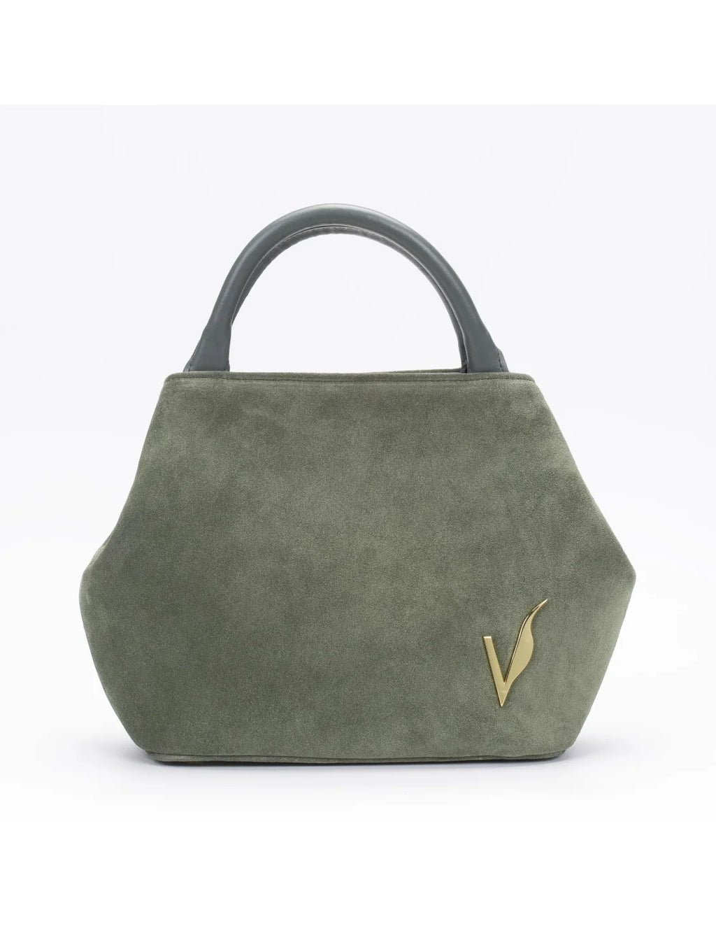 Geanta din piele naturala pentru dama CHIRALINA verde dafin