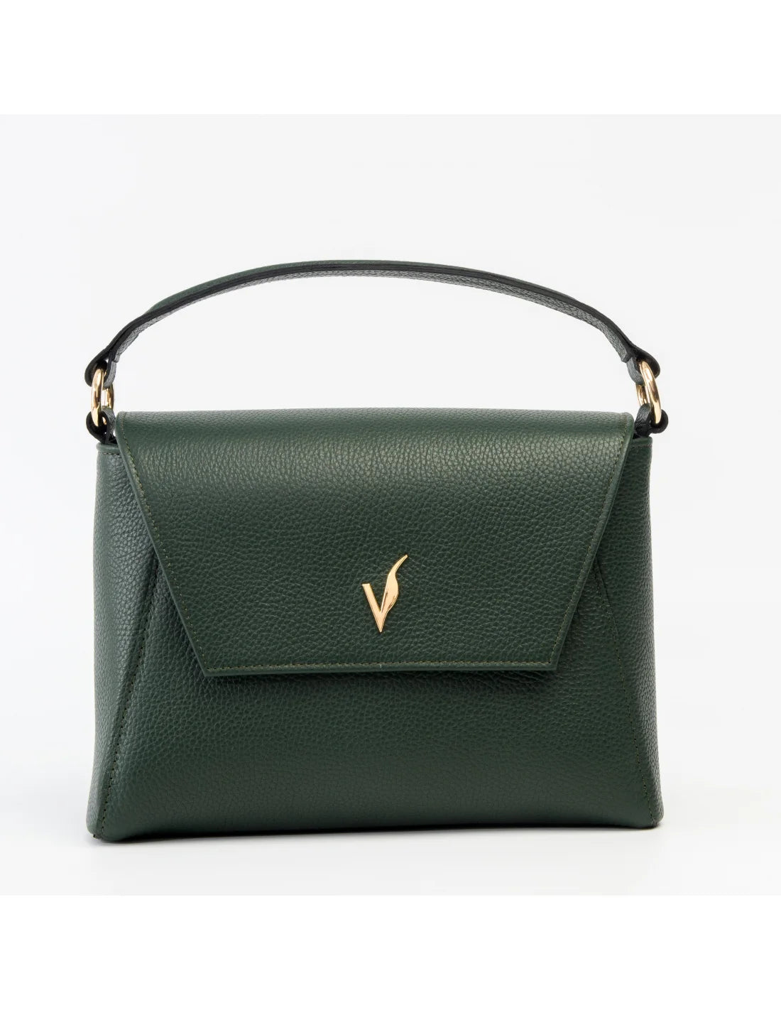 Geanta din piele naturala pentru dama ADA verde