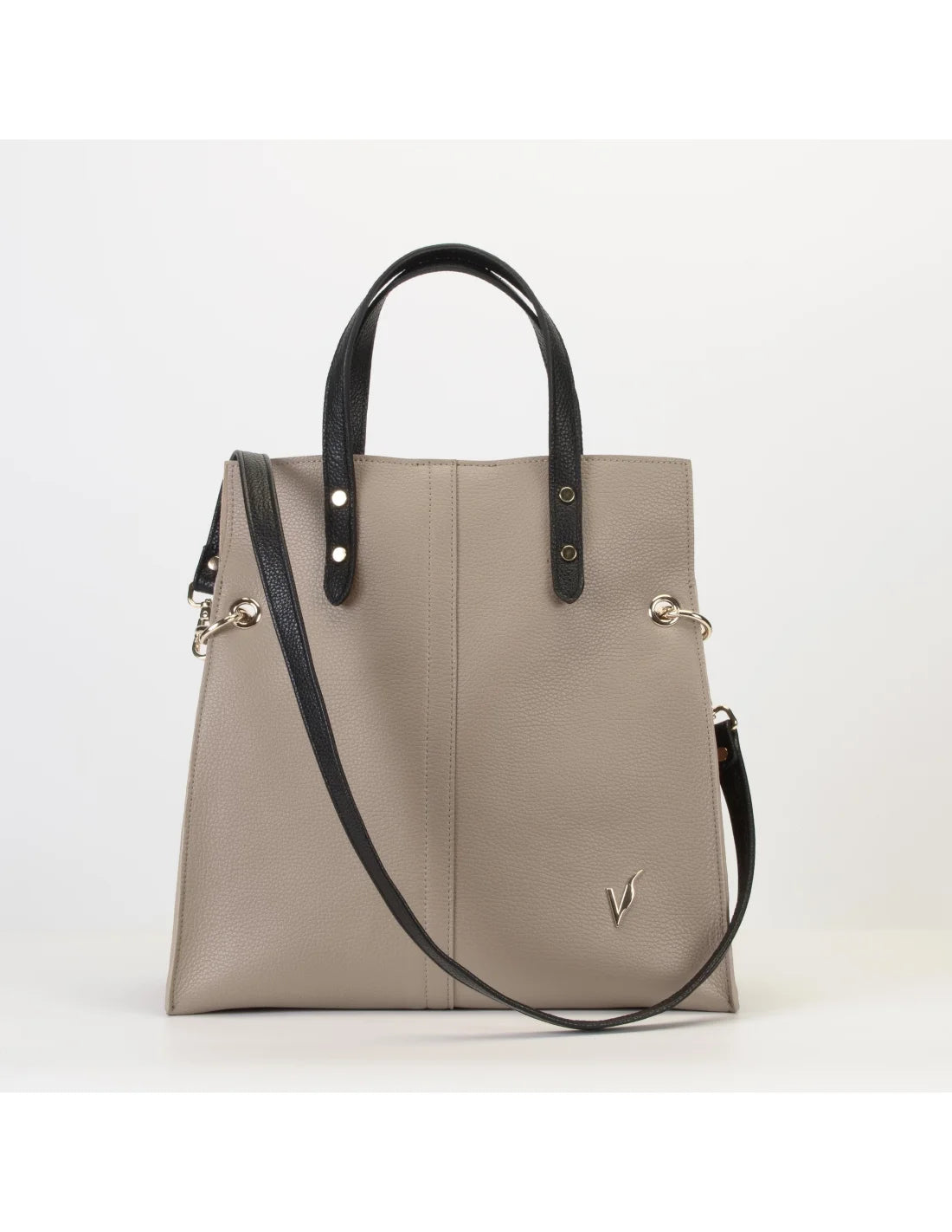 Geanta din piele naturala, pentru dama, AGHATA, capucino