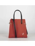 Geanta din piele naturala, pentru dama, mini AGHATA, portocaliu