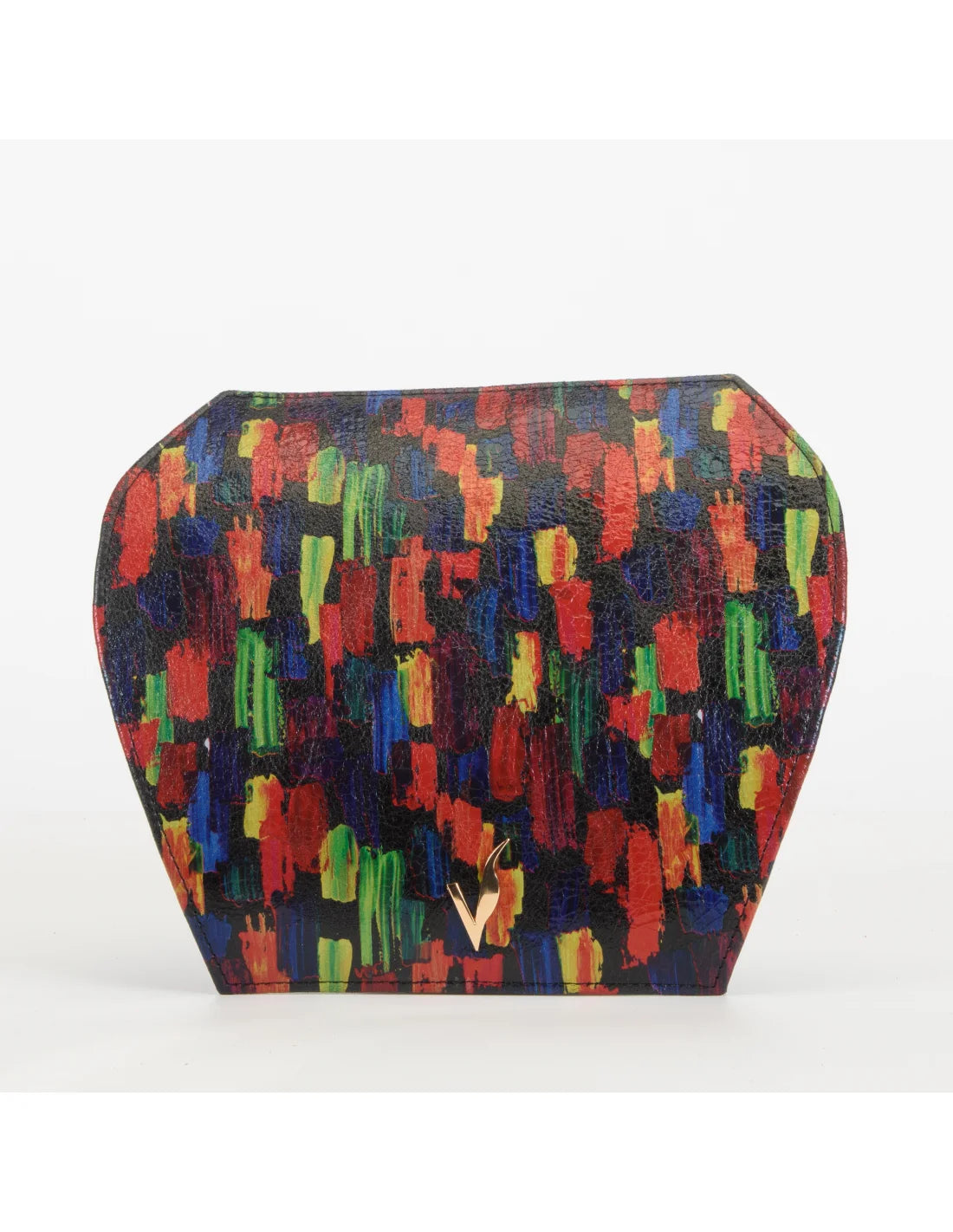 Capac din piele naturala pentru geanta de dama ADA multicolor