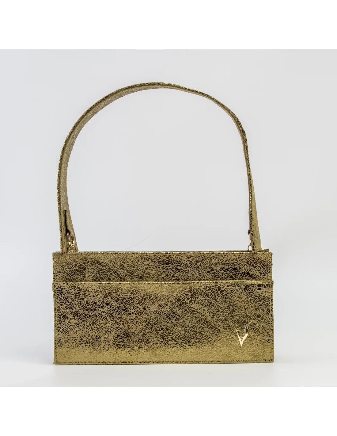 Geanta din piele naturala pentru dama AYUMI, auriu