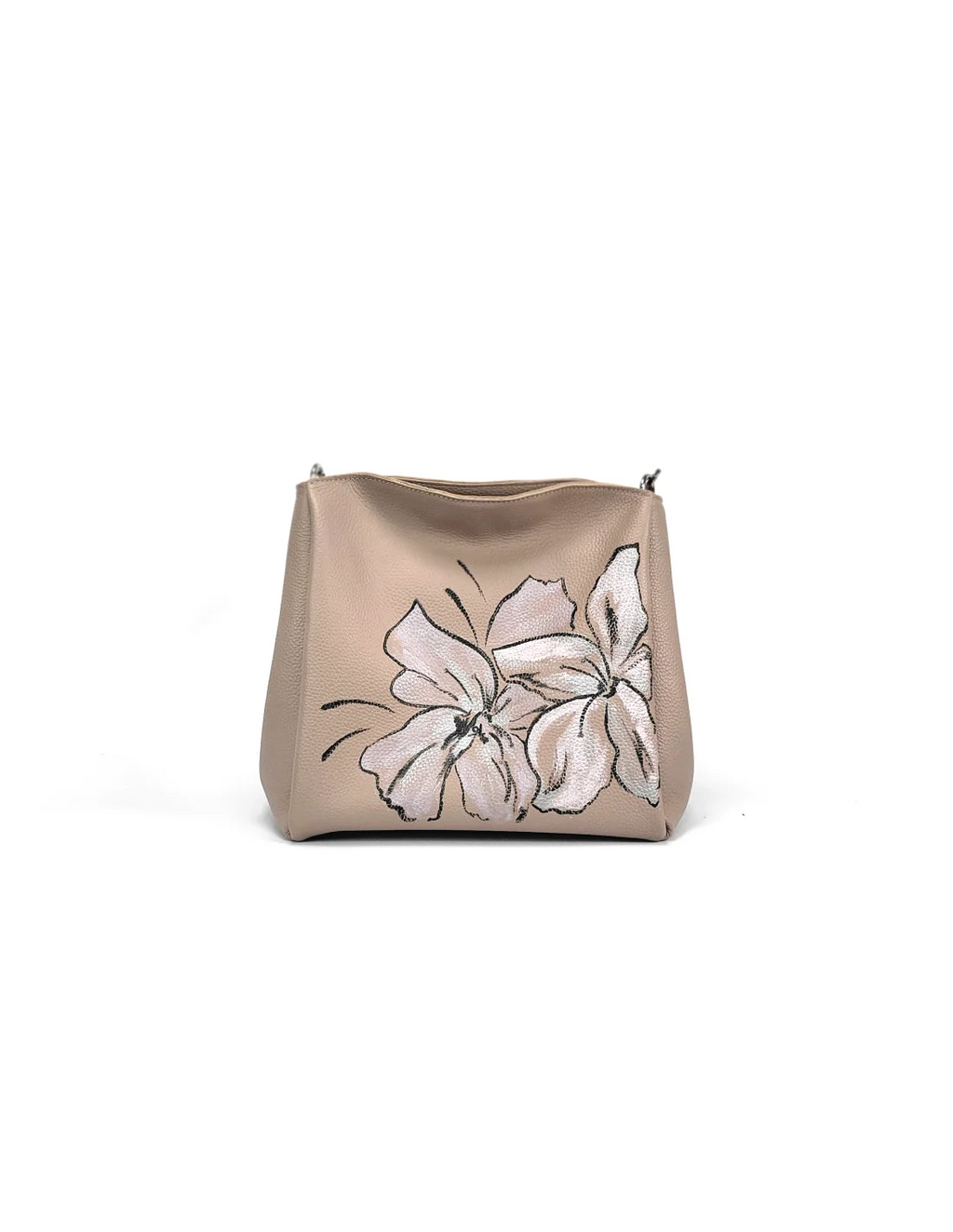 Geanta din piele naturala pentru dama BERTA nude