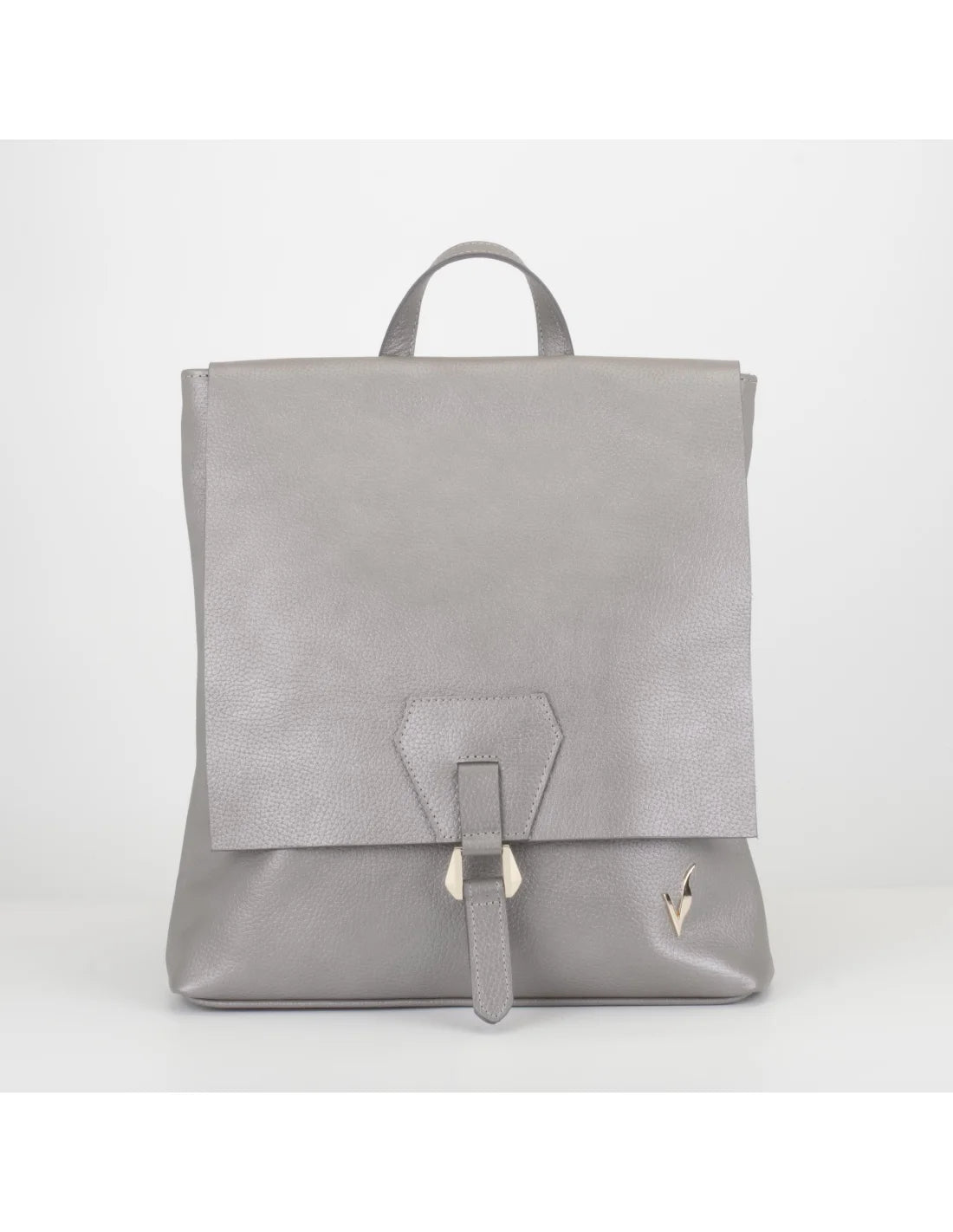 Rucsac din piele naturala pentru dama ATHENA nisip sidefat