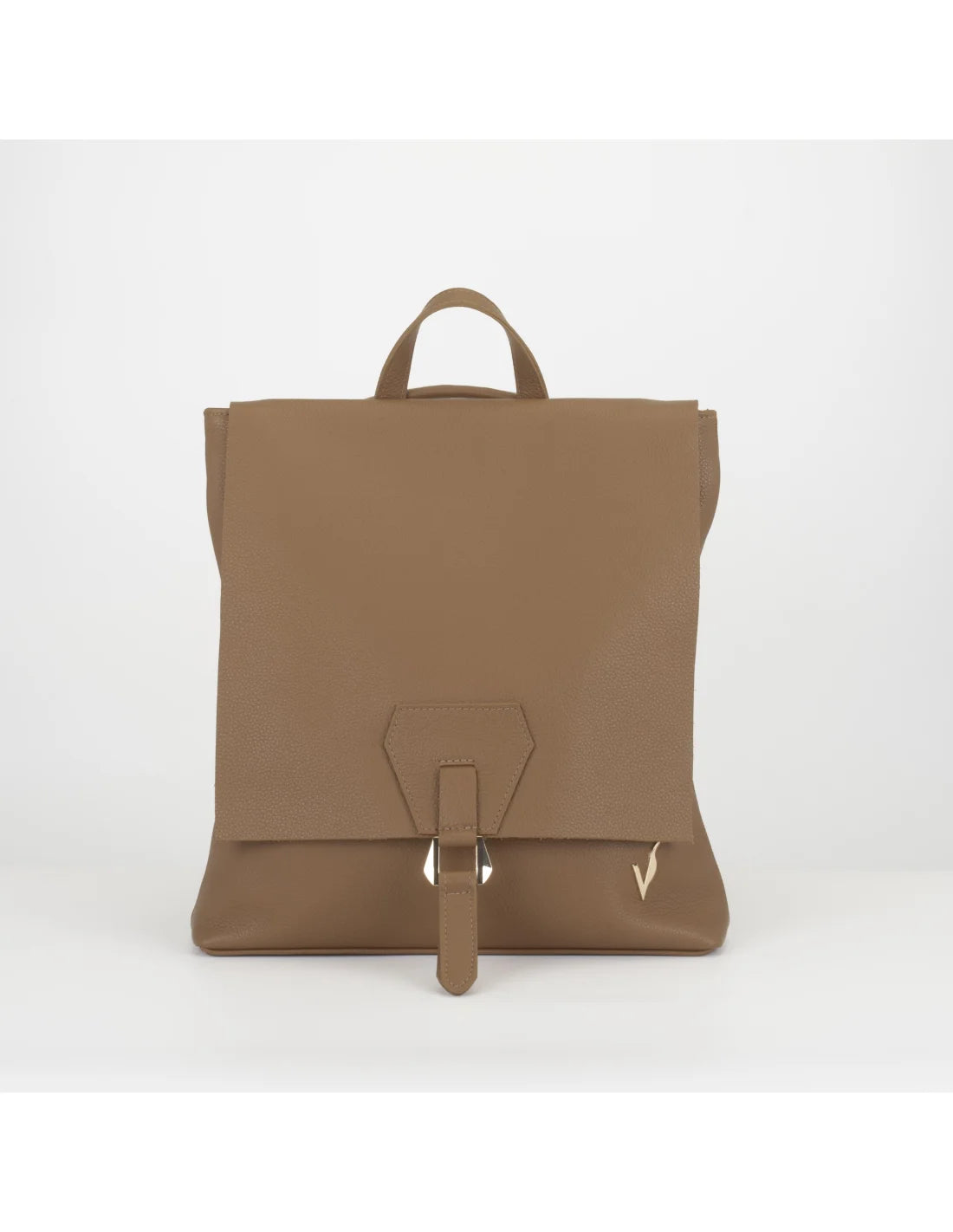 Rucsac din piele naturala pentru dama ATHENA camel