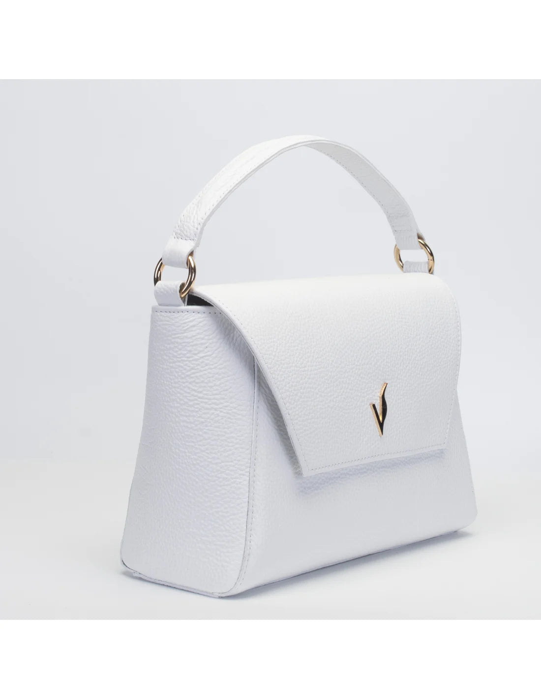 Geanta din piele naturala pentru dama ADA alb