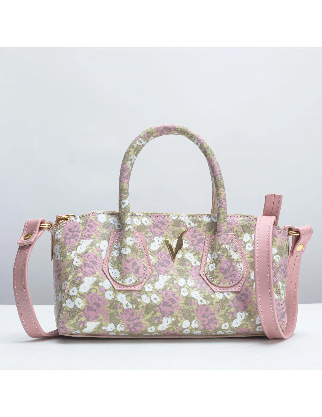 Geanta crossbody din piele naturala, Mini-IOANA, bej