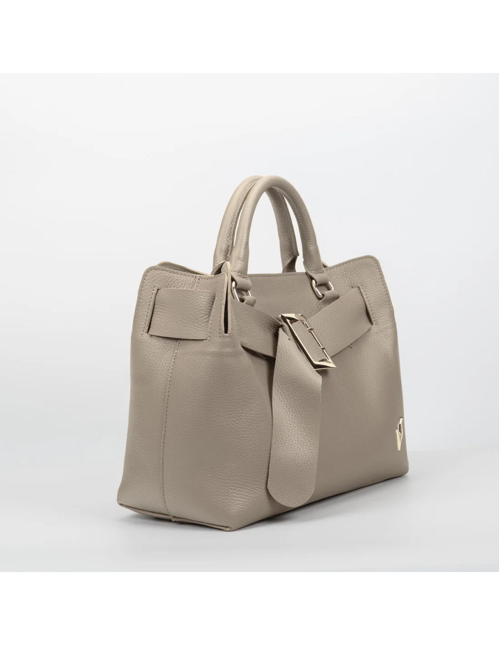 Geanta din piele naturala, pentru dama, TAISA, capucino