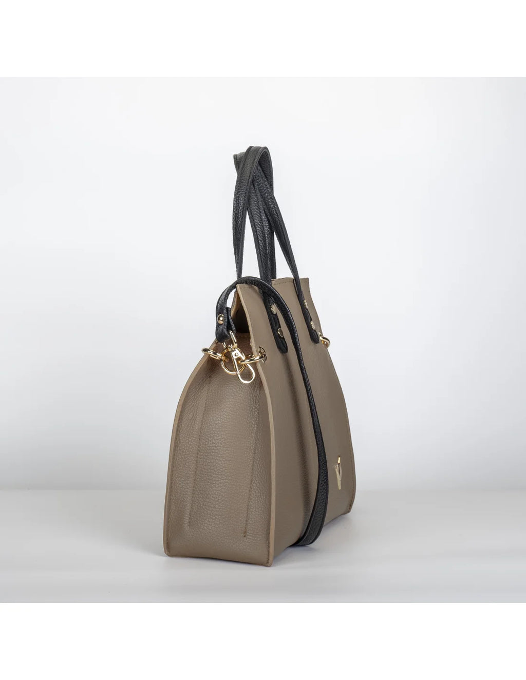 Geanta din piele naturala, pentru dama, mini AGHATA, capucino