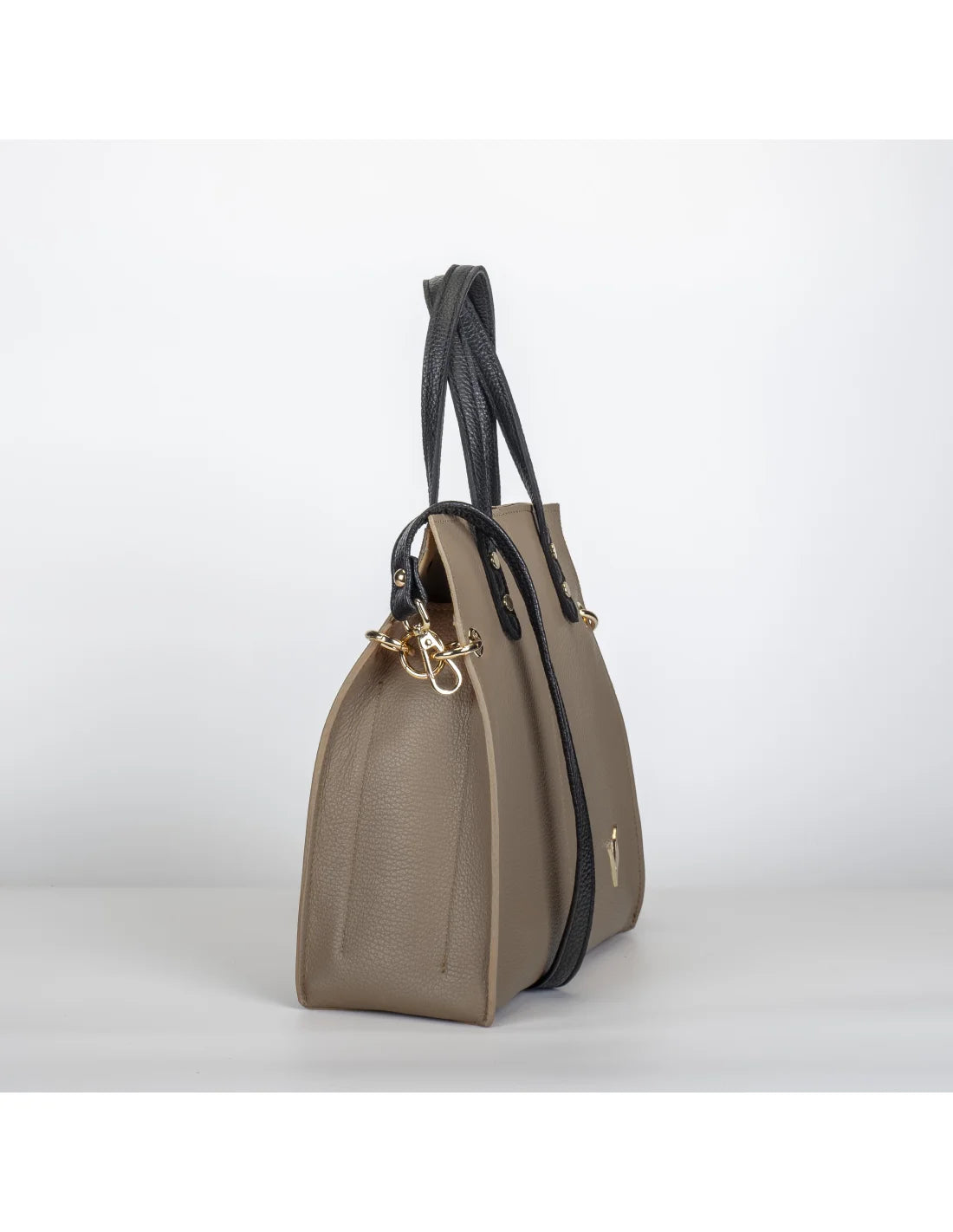 Geanta din piele naturala, pentru dama, mini AGHATA, capucino