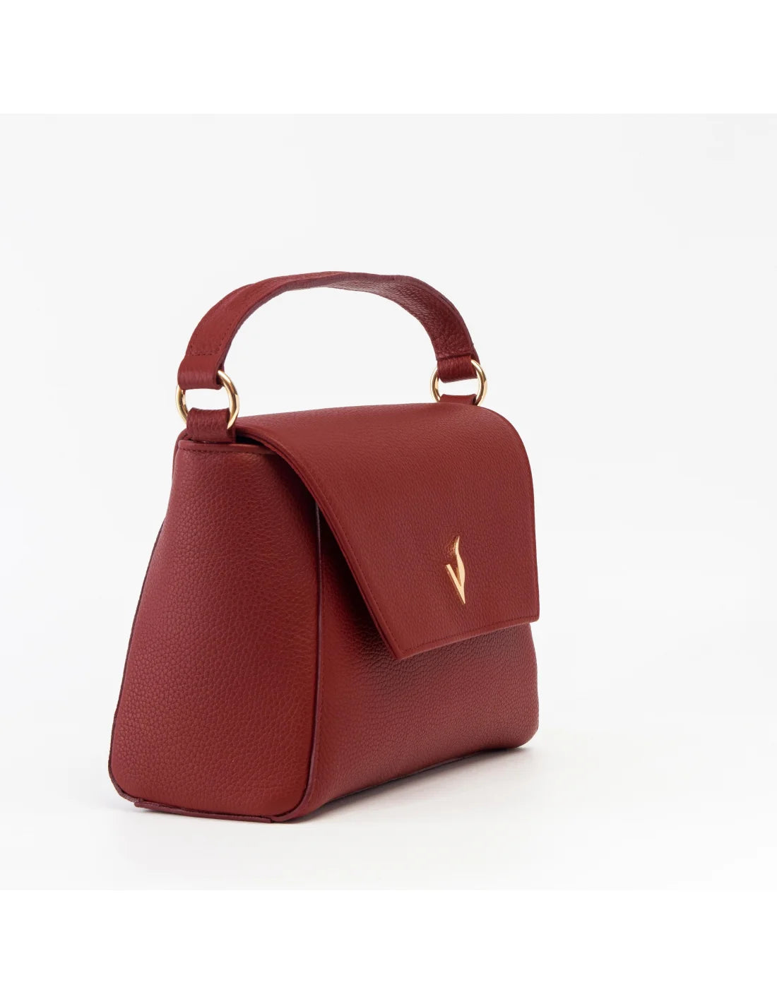 Geanta din piele naturala pentru dama ADA visiniu