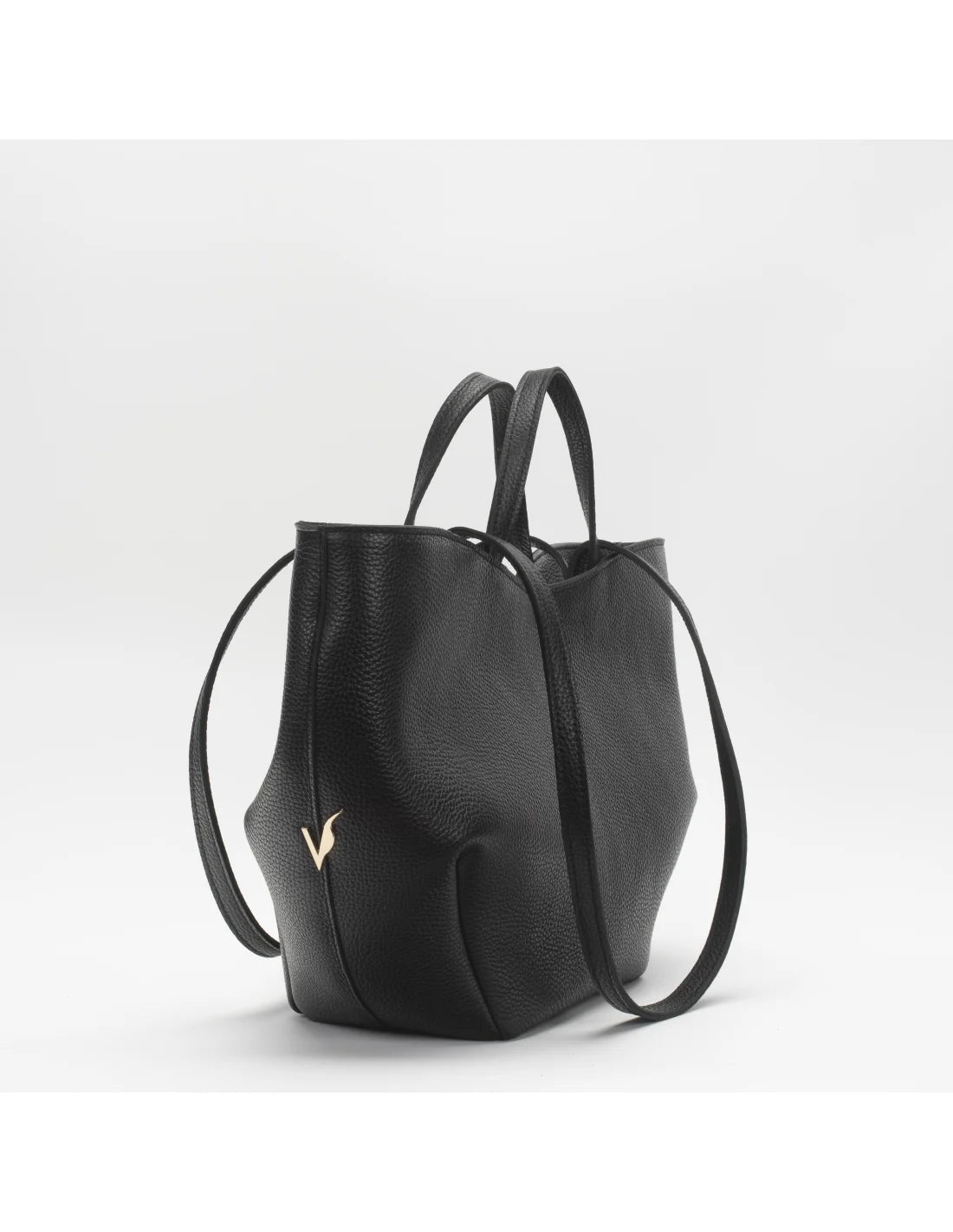 Geanta din piele naturala pentru dama KATERINA negru