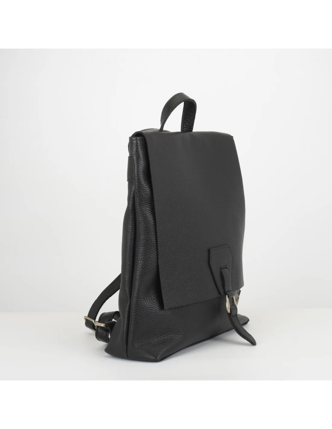 Rucsac din piele naturala pentru dama ATHENA negru