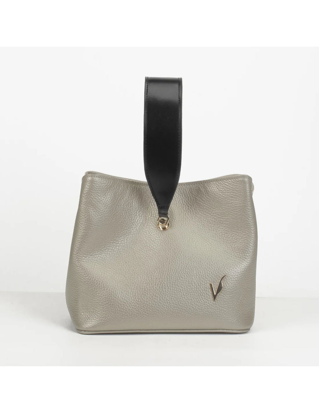 Geanta din piele naturala pentru dama MEDEEA, auriu delicat