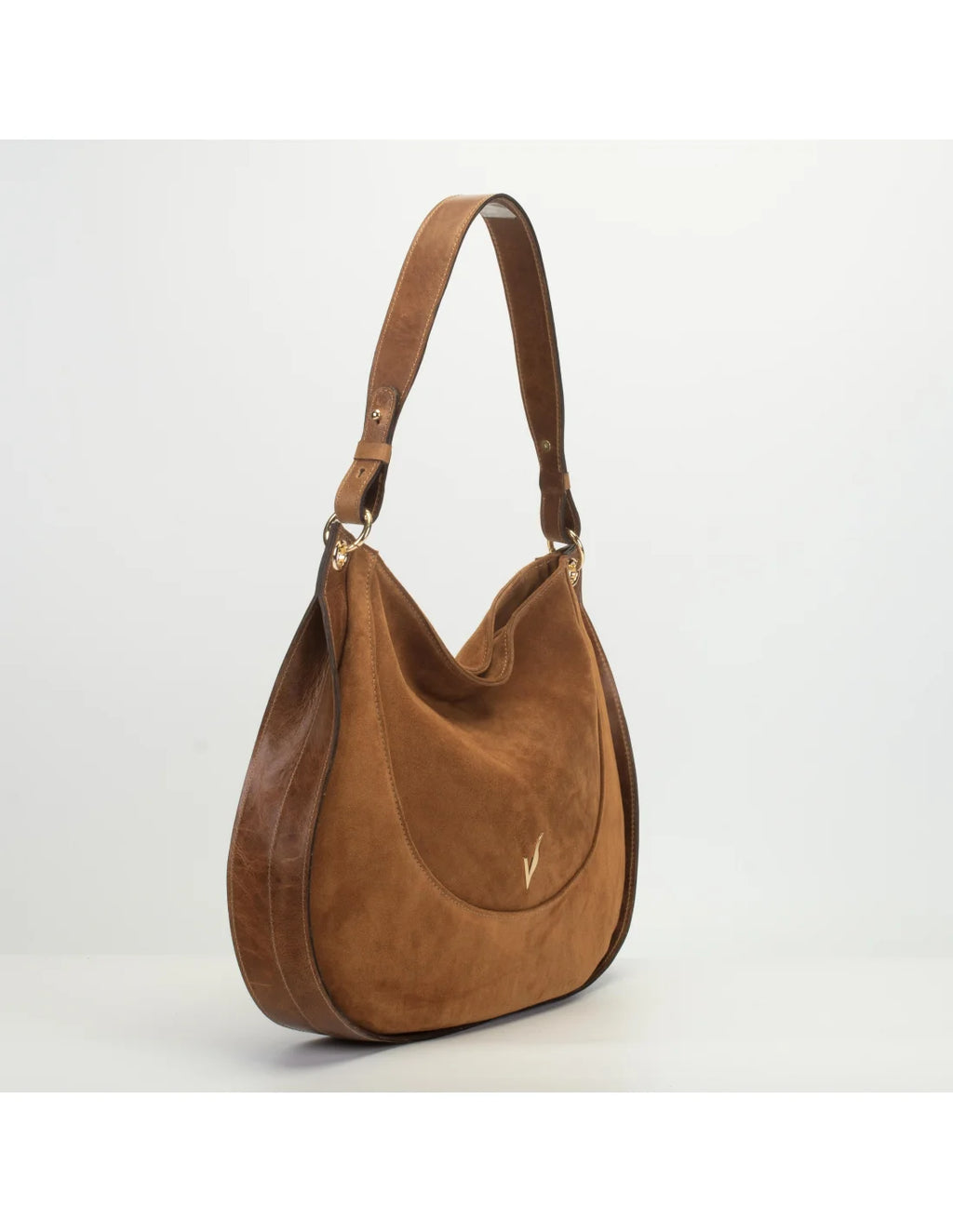 Geanta din piele naturala, boho chic, pentru dama LYRA camel