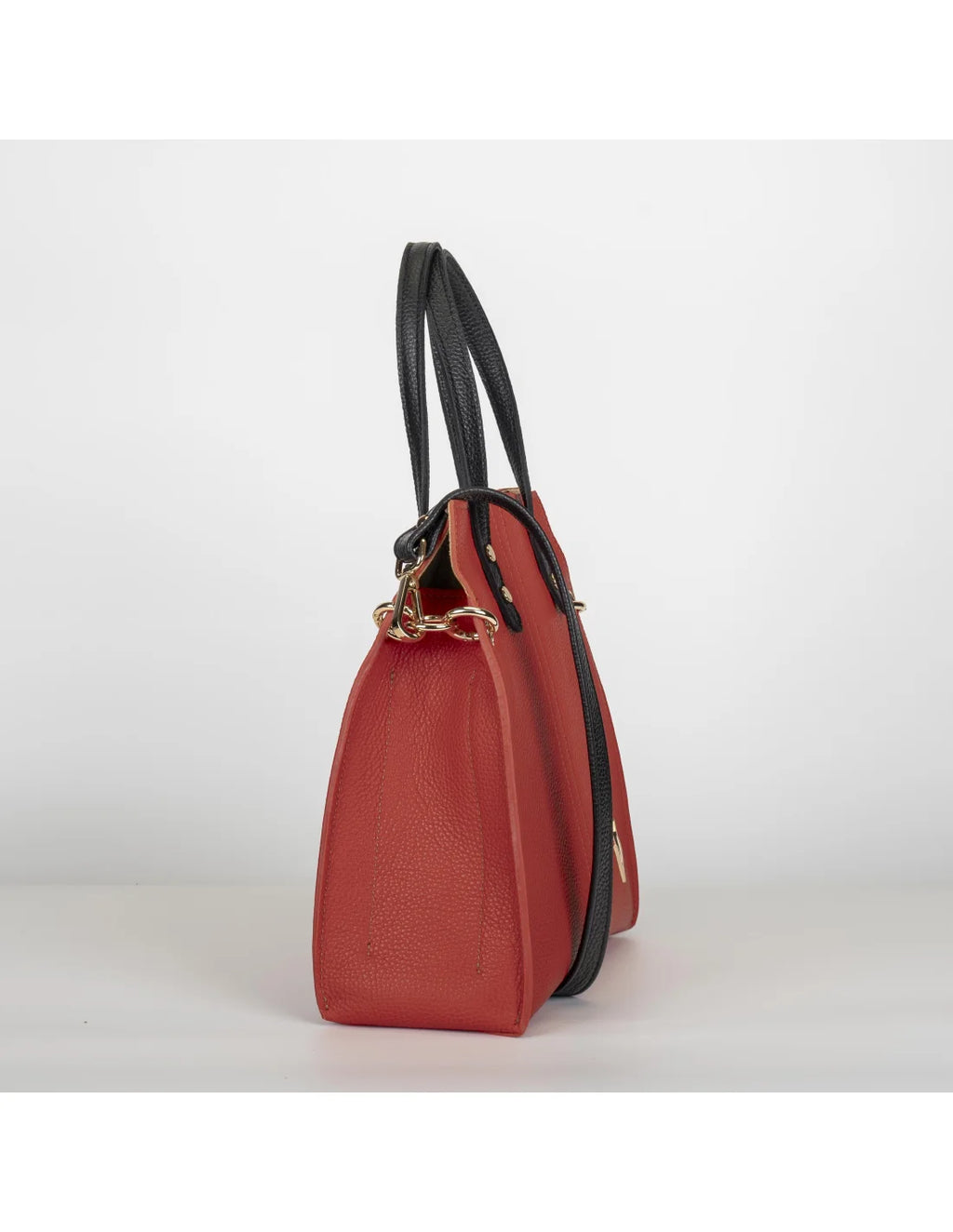Geanta din piele naturala, pentru dama, mini AGHATA, portocaliu