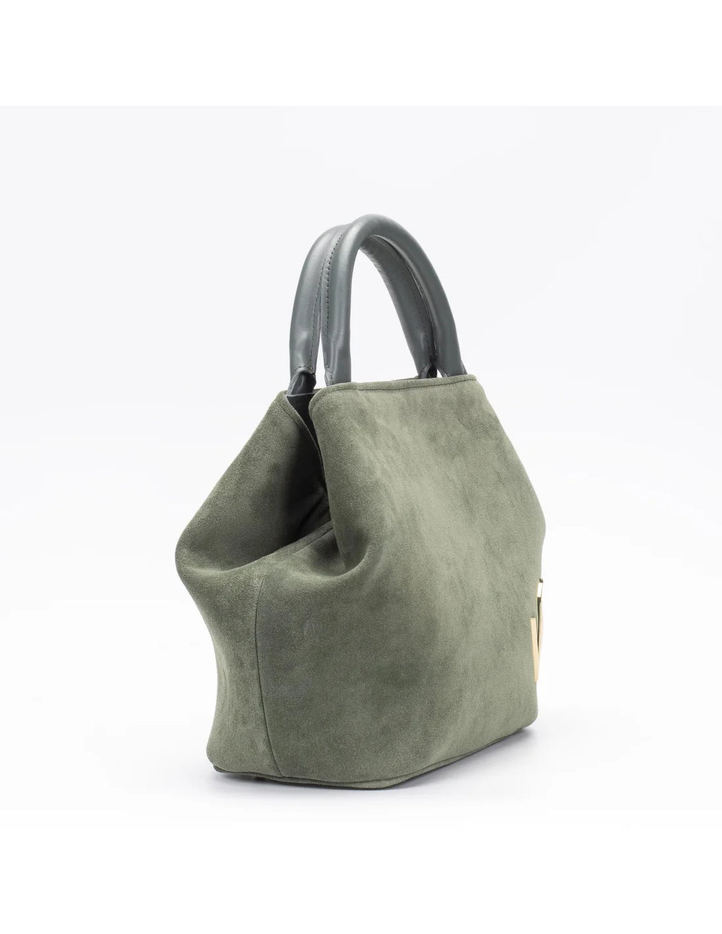 Geanta din piele naturala pentru dama CHIRALINA verde dafin