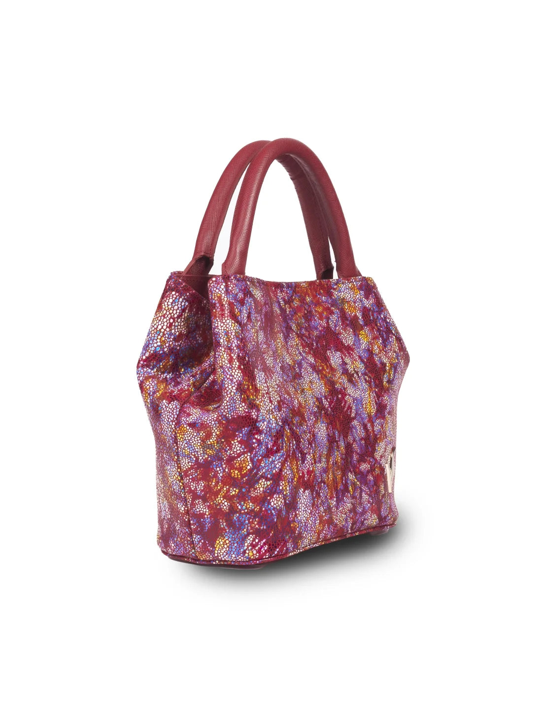 Geanta din piele naturala pentru dama CHIRA rosu