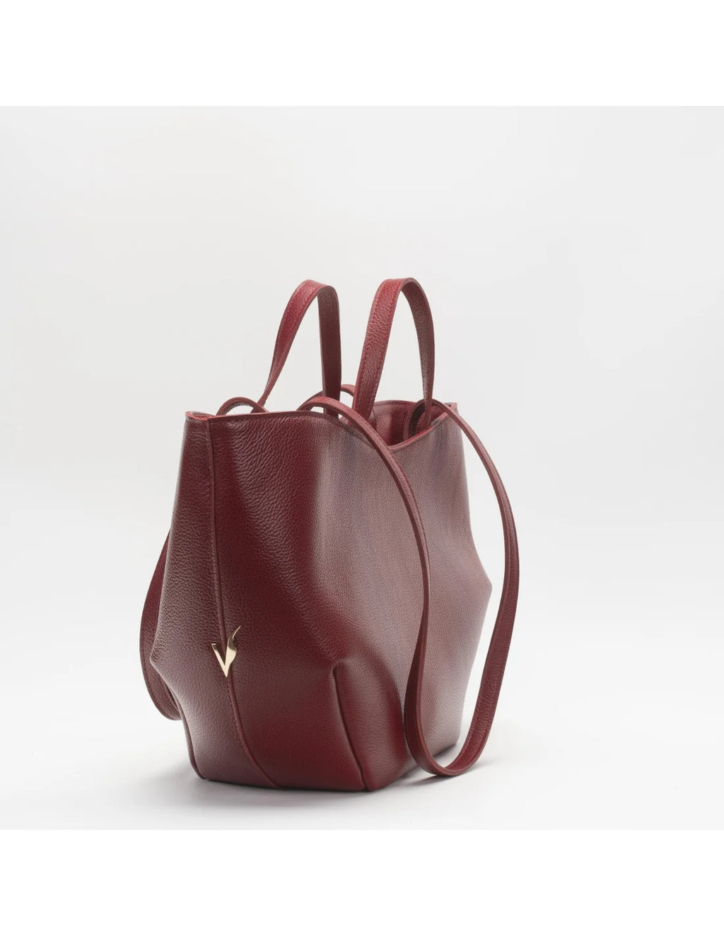 Geanta din piele naturala pentru dama KATERINA rosu