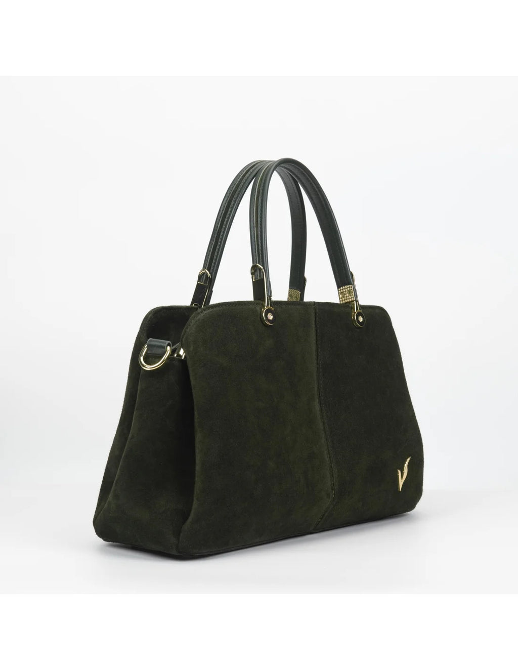 Geanta din piele naturala pentru dama IRINA kaki