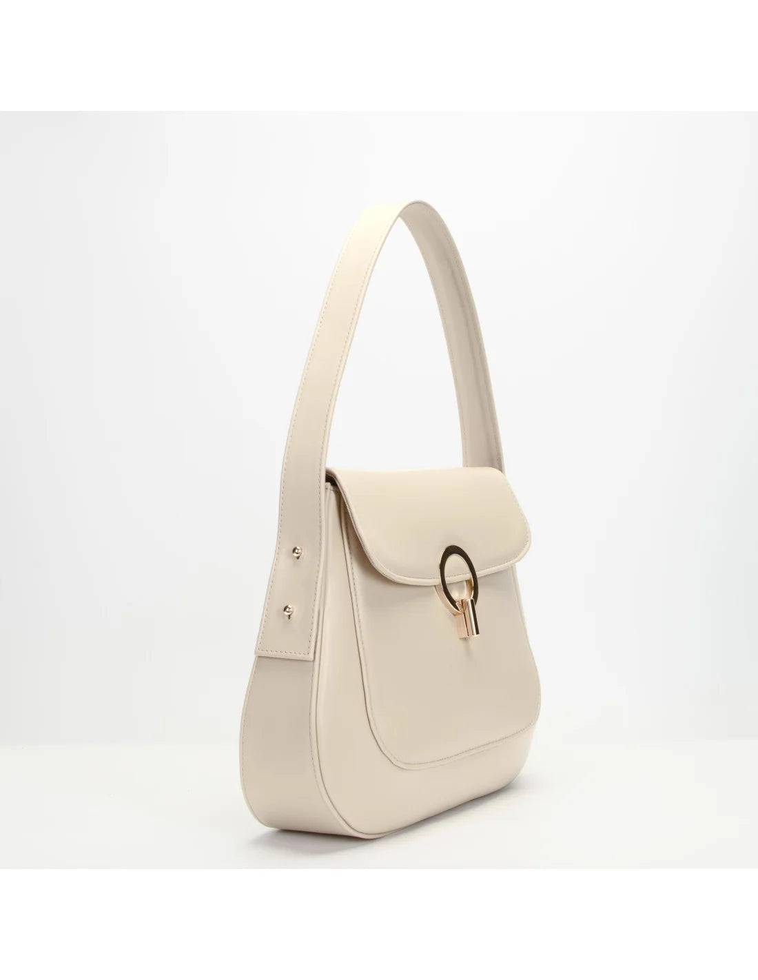 Geanta de umar din piele naturala, SiSi, crem