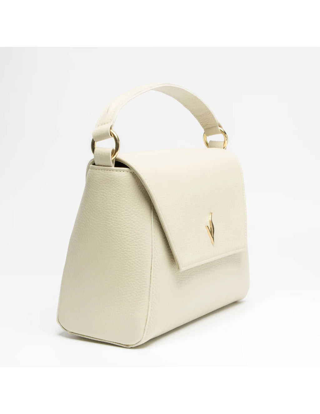 Geanta din piele naturala pentru dama ADA  crem deschis