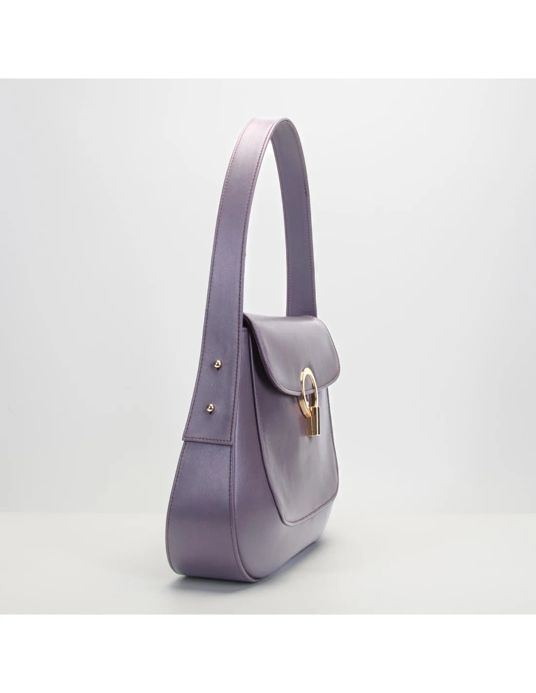 Geanta de umar din piele naturala, SiSi, ametist