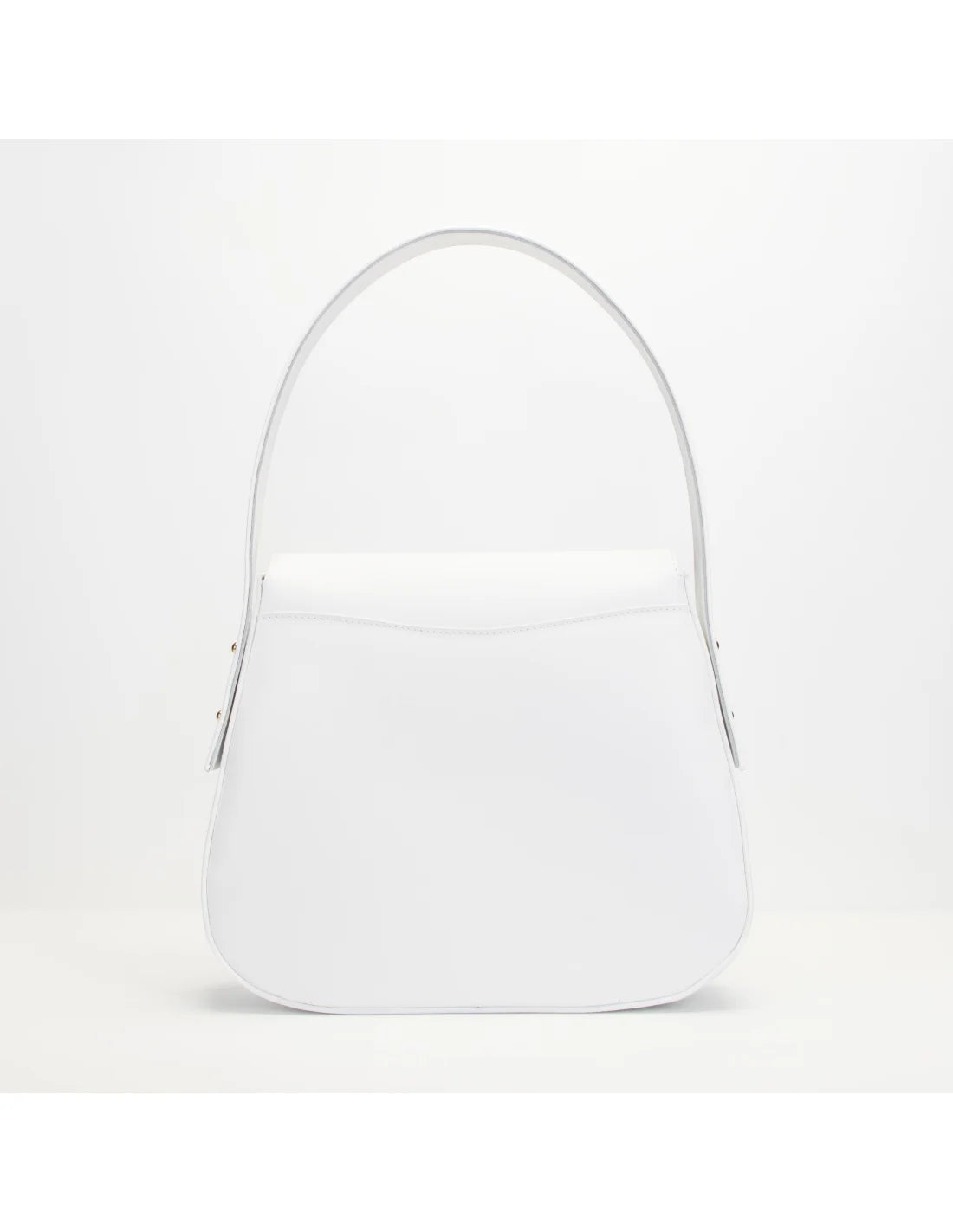 Geanta de umar din piele naturala, SiSi, alb