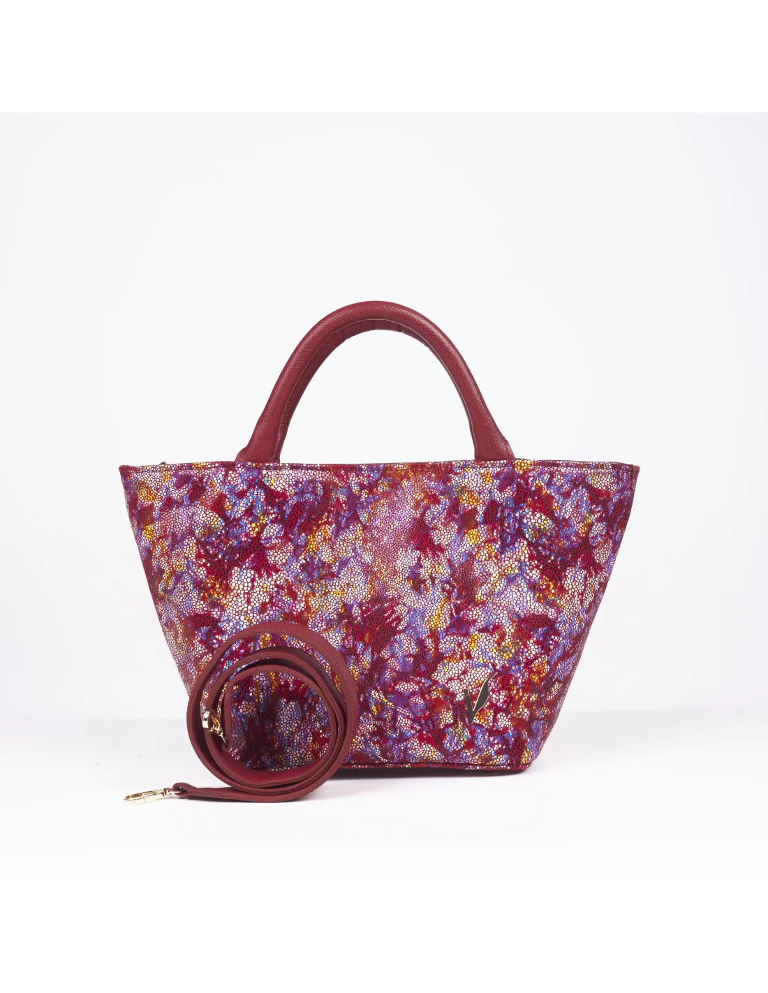 Geanta din piele naturala pentru dama CHIRA rosu