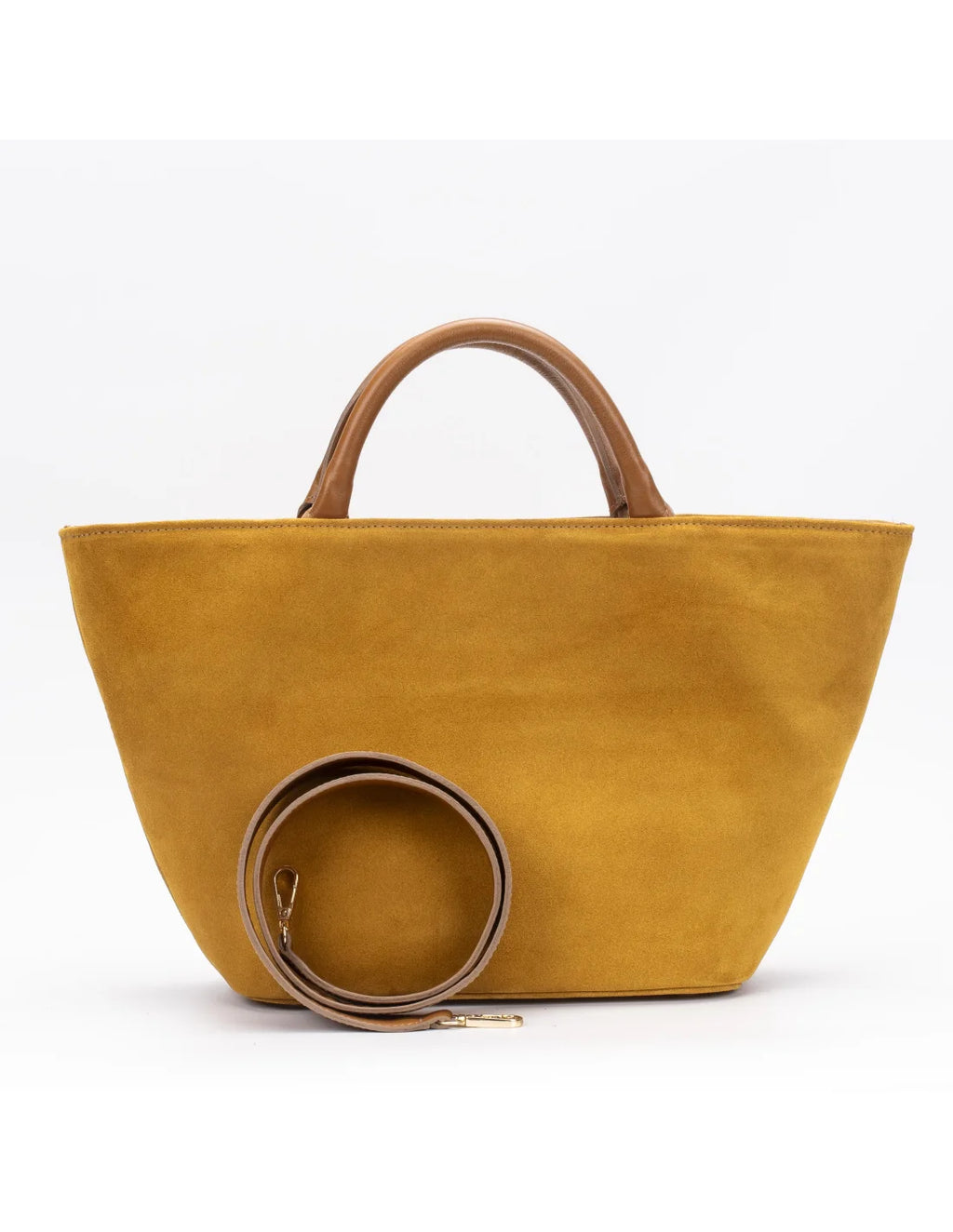 Geanta din piele naturala pentru dama CHIRALINA mango