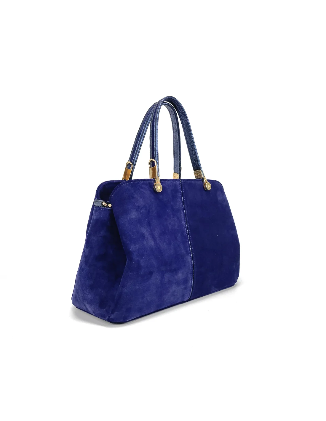 Geanta din piele naturala pentru dama IRINA albastra