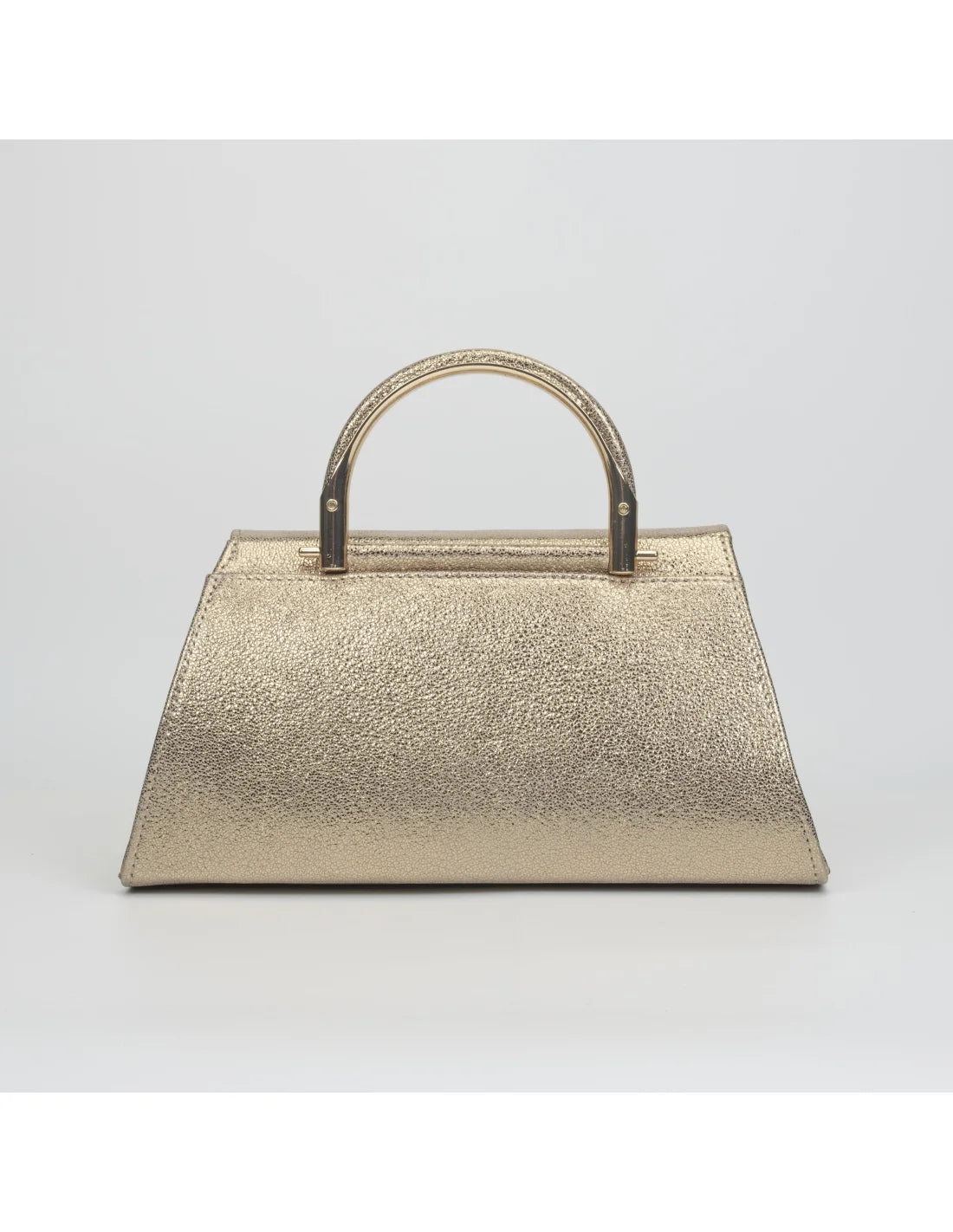 Geanta din piele naturala, pentru dama, LUCIA, auriu