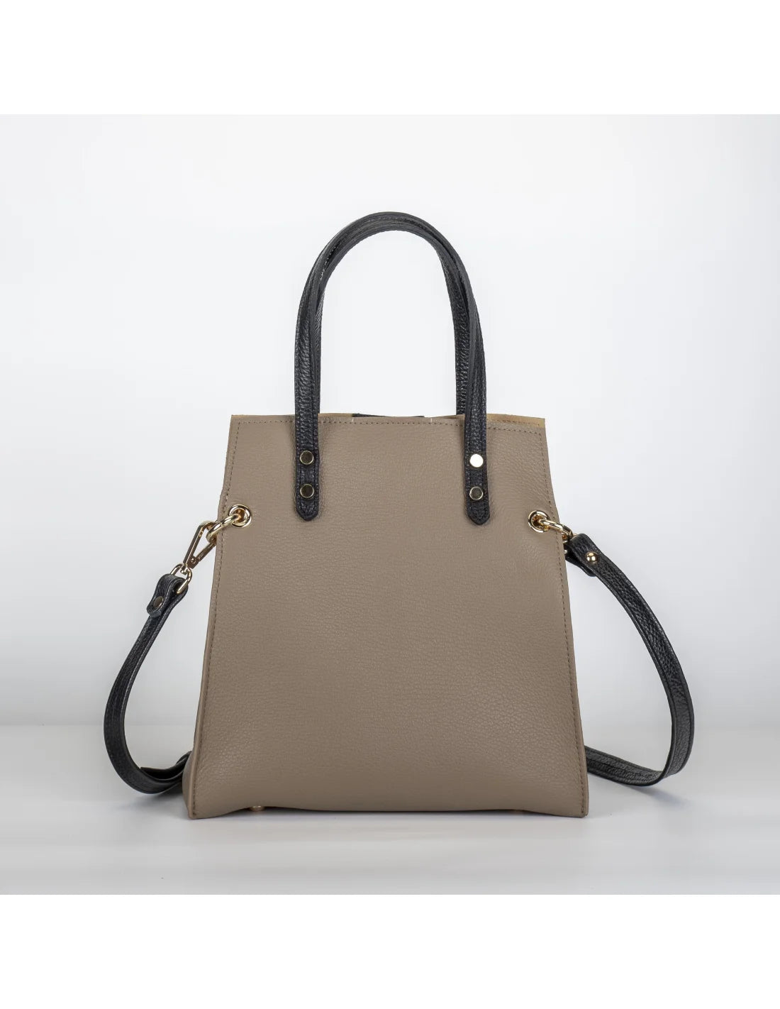 Geanta din piele naturala, pentru dama, mini AGHATA, capucino