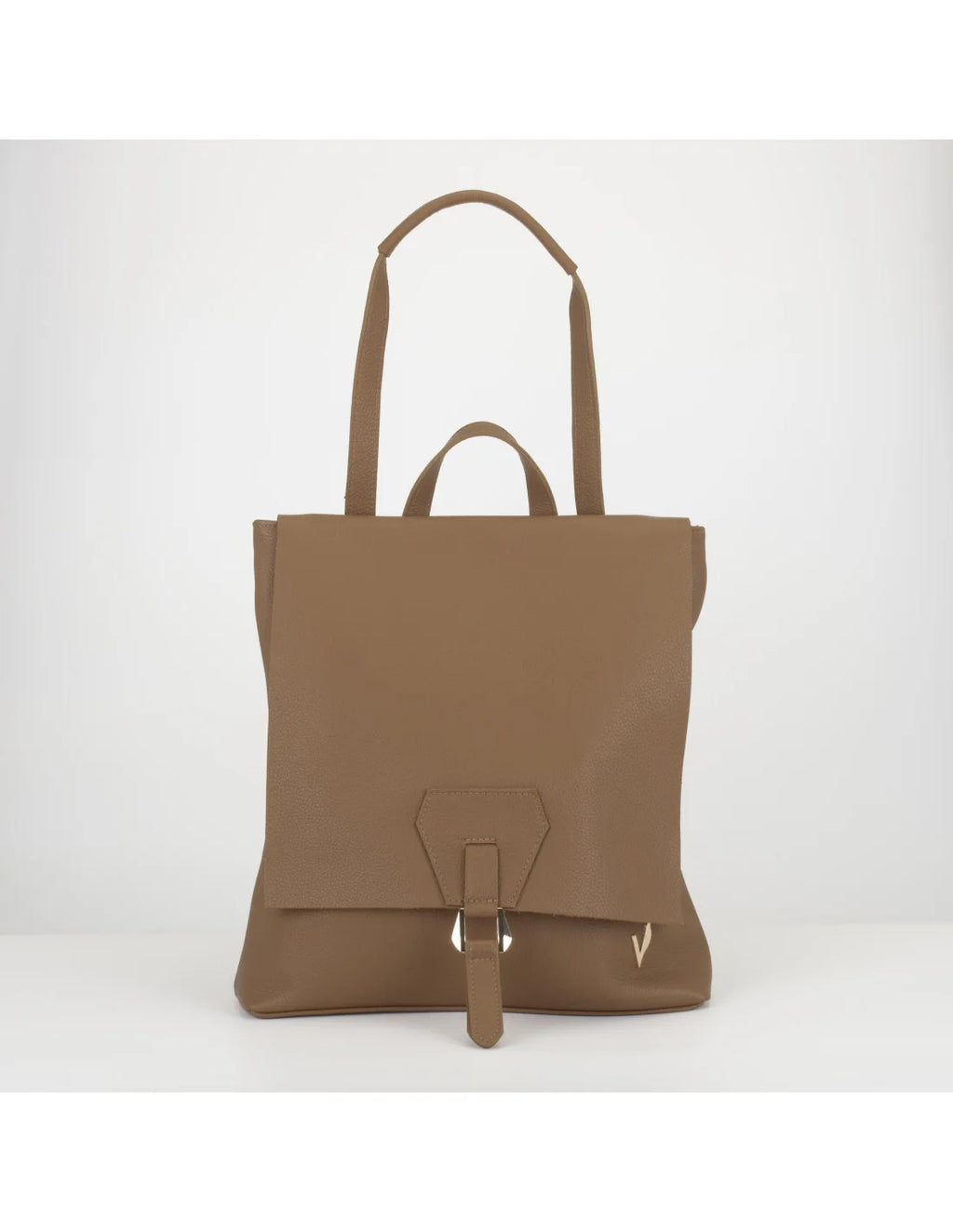 Rucsac din piele naturala pentru dama ATHENA camel