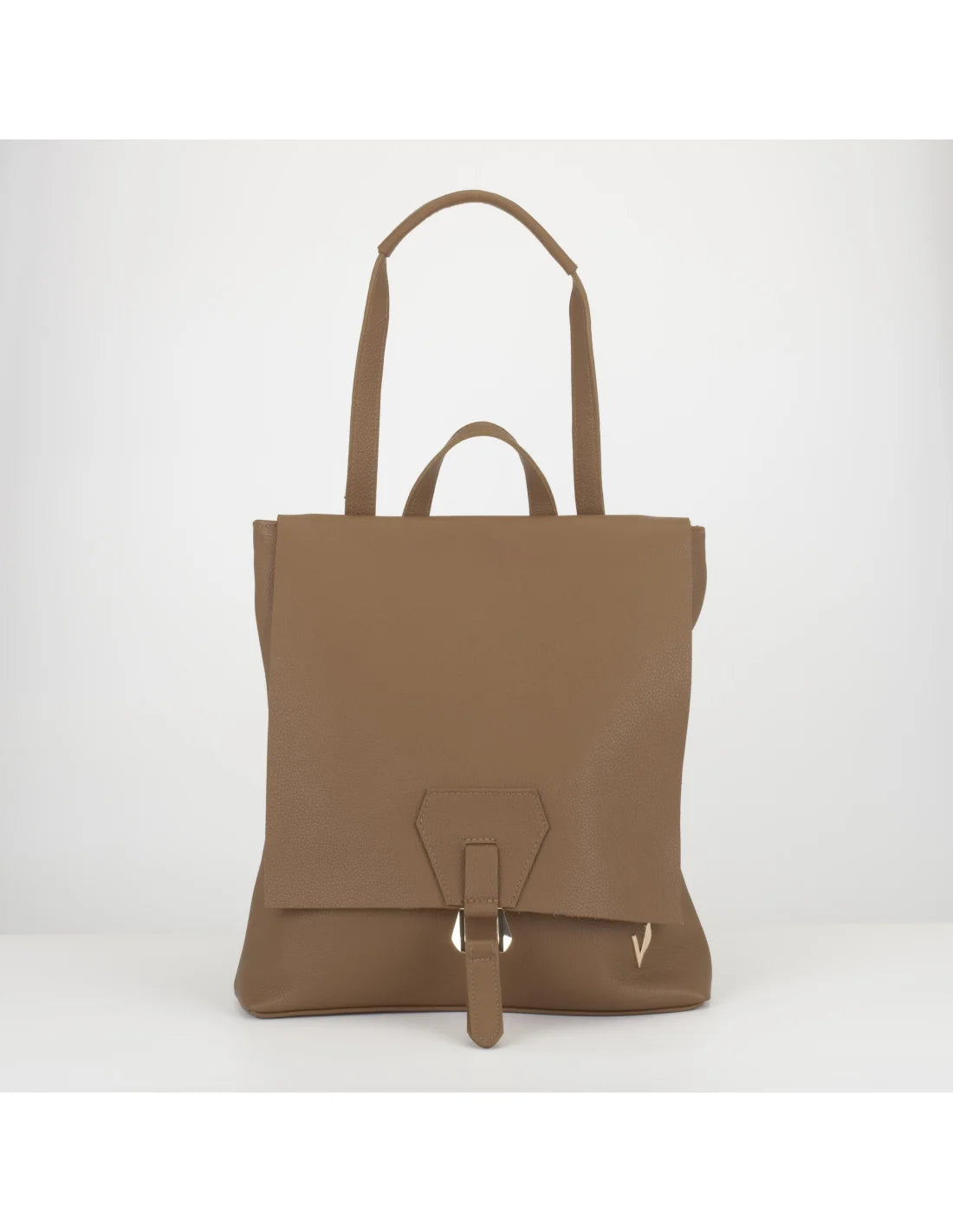 Rucsac din piele naturala pentru dama ATHENA camel