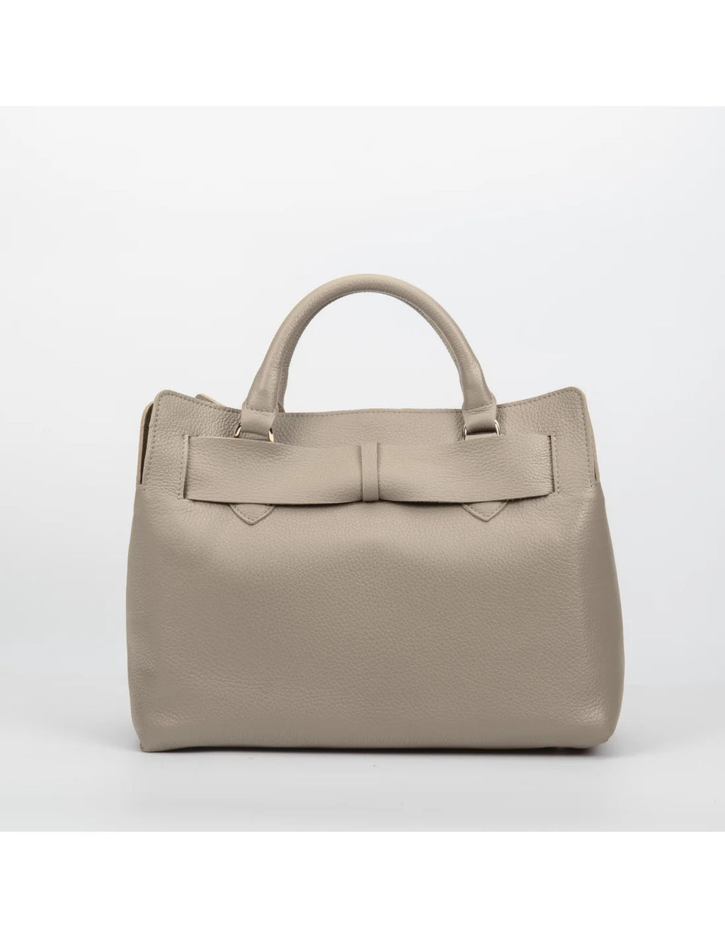 Geanta din piele naturala, pentru dama, TAISA, capucino