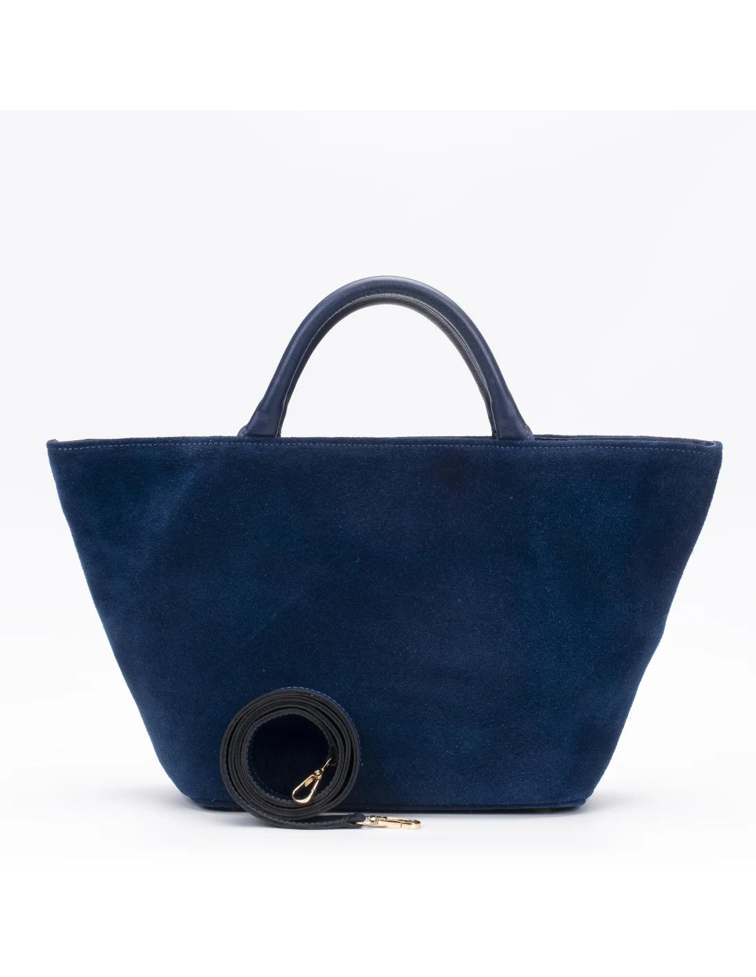 Geanta din piele naturala pentru dama CHIRALINA bleumarin