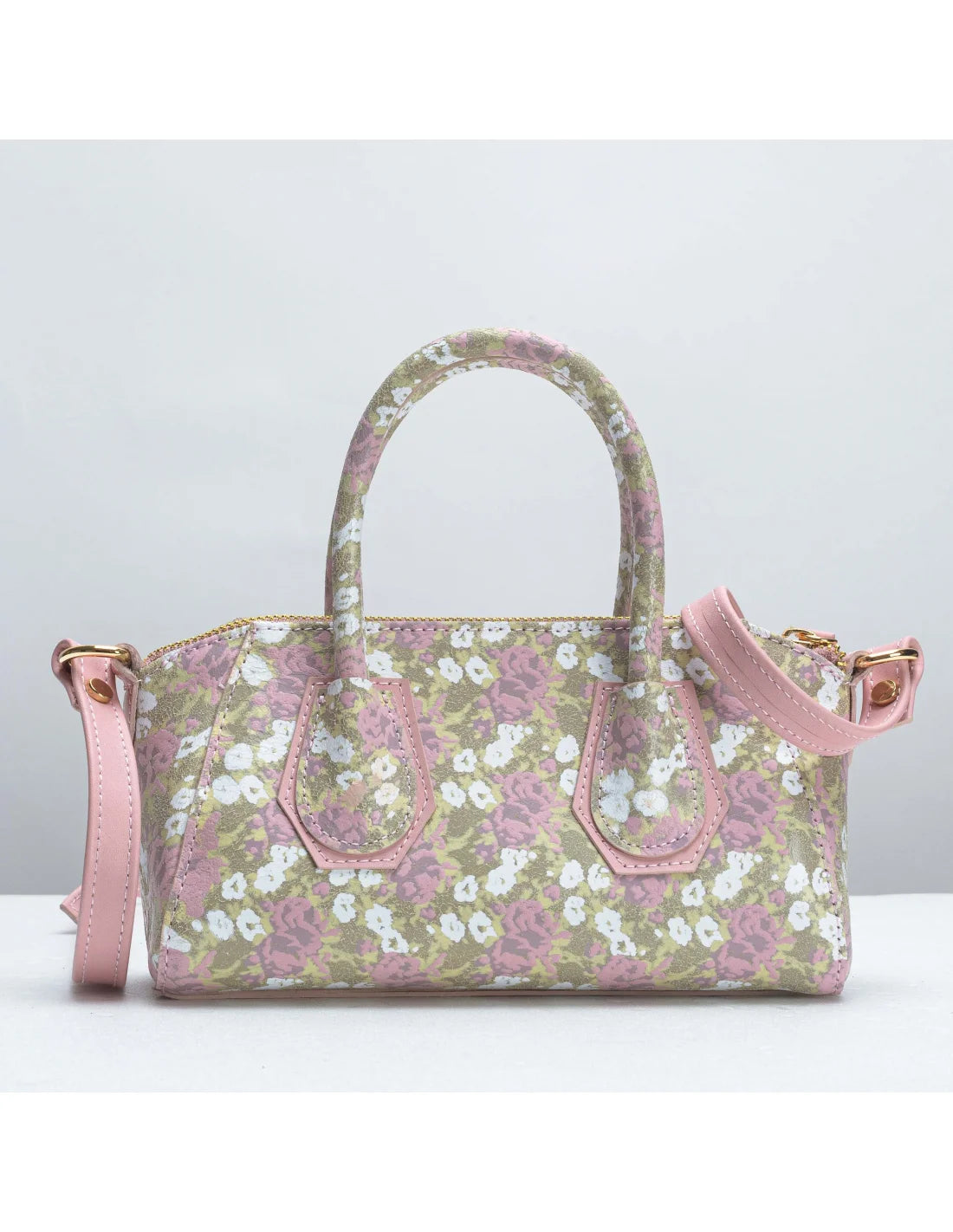 Geanta crossbody din piele naturala, Mini-IOANA, bej