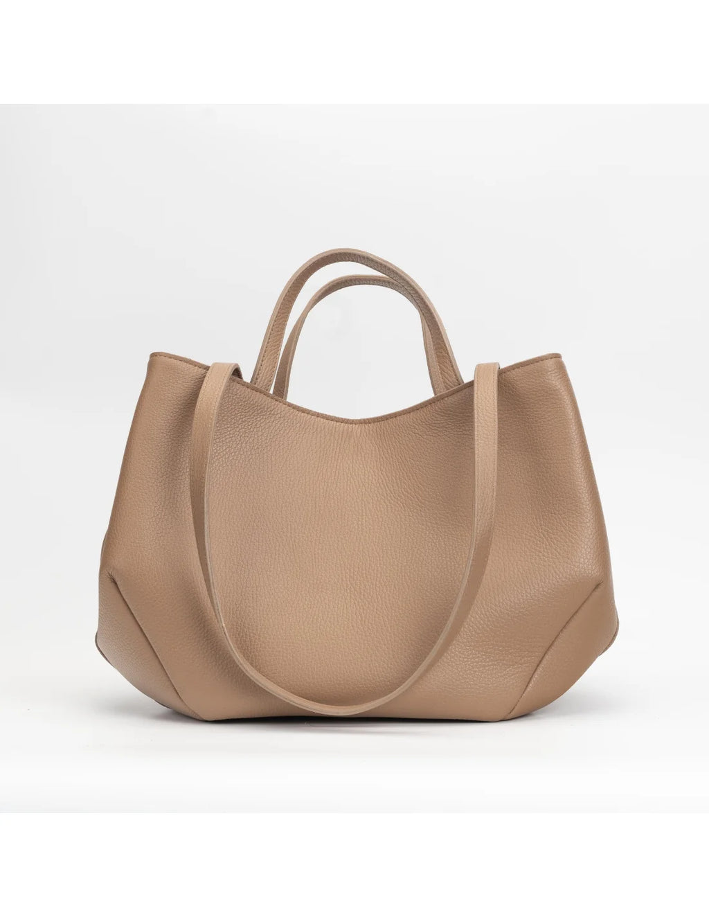 Geanta din piele naturala pentru dama KATERINA capucino