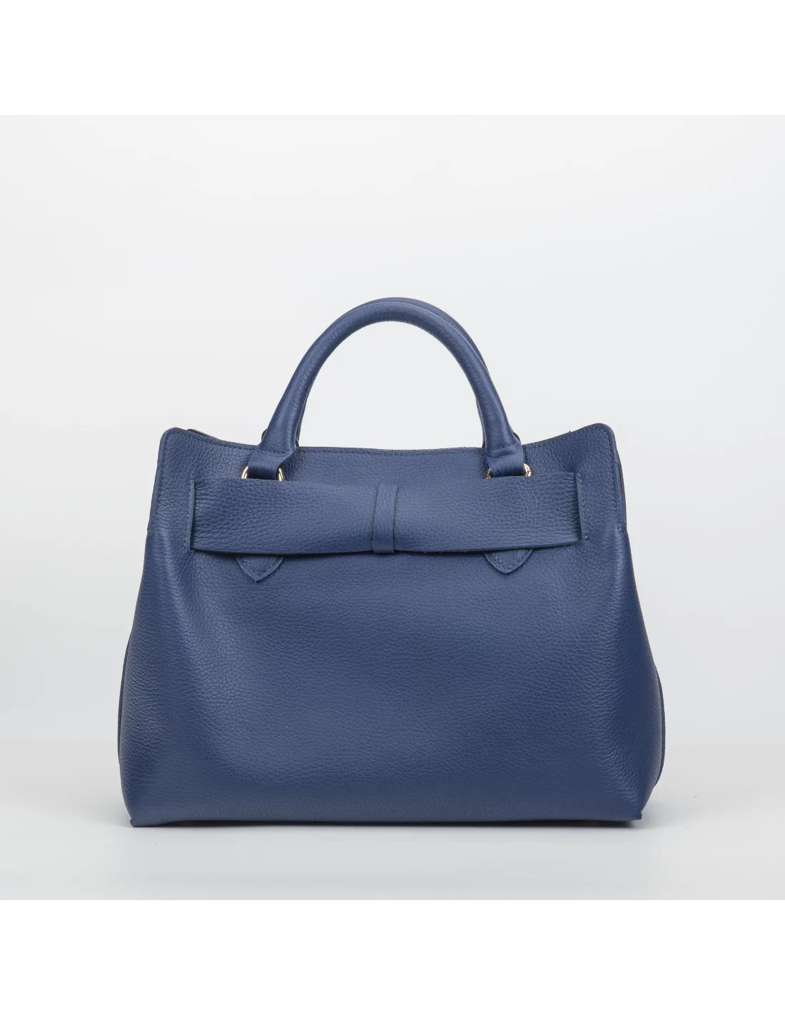 Geanta din piele naturala, pentru dama, TAISA, bleumarin