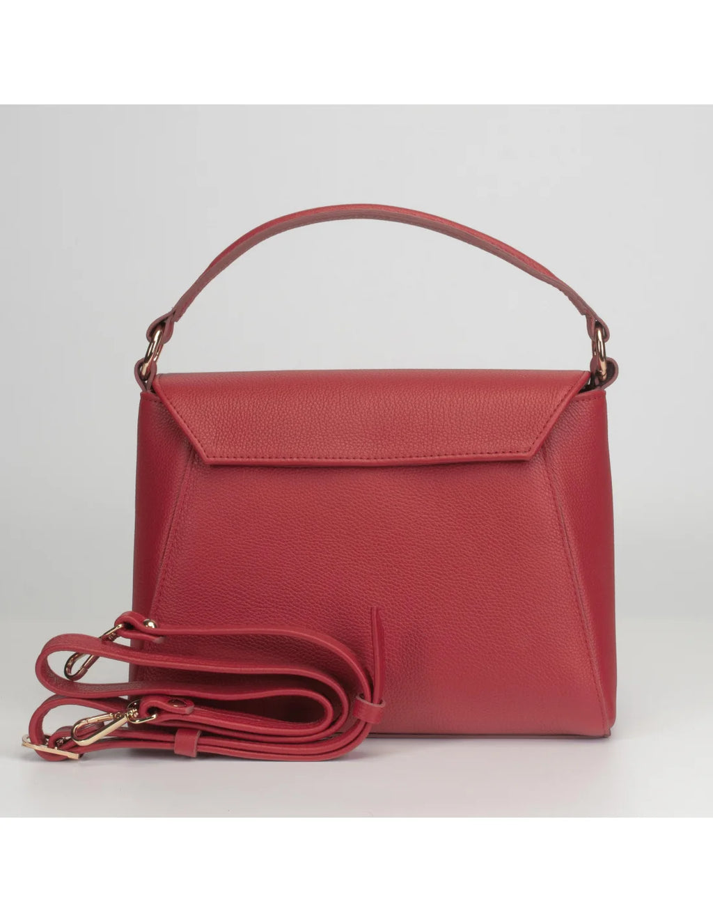 Geanta din piele naturala pentru dama ADA rosu